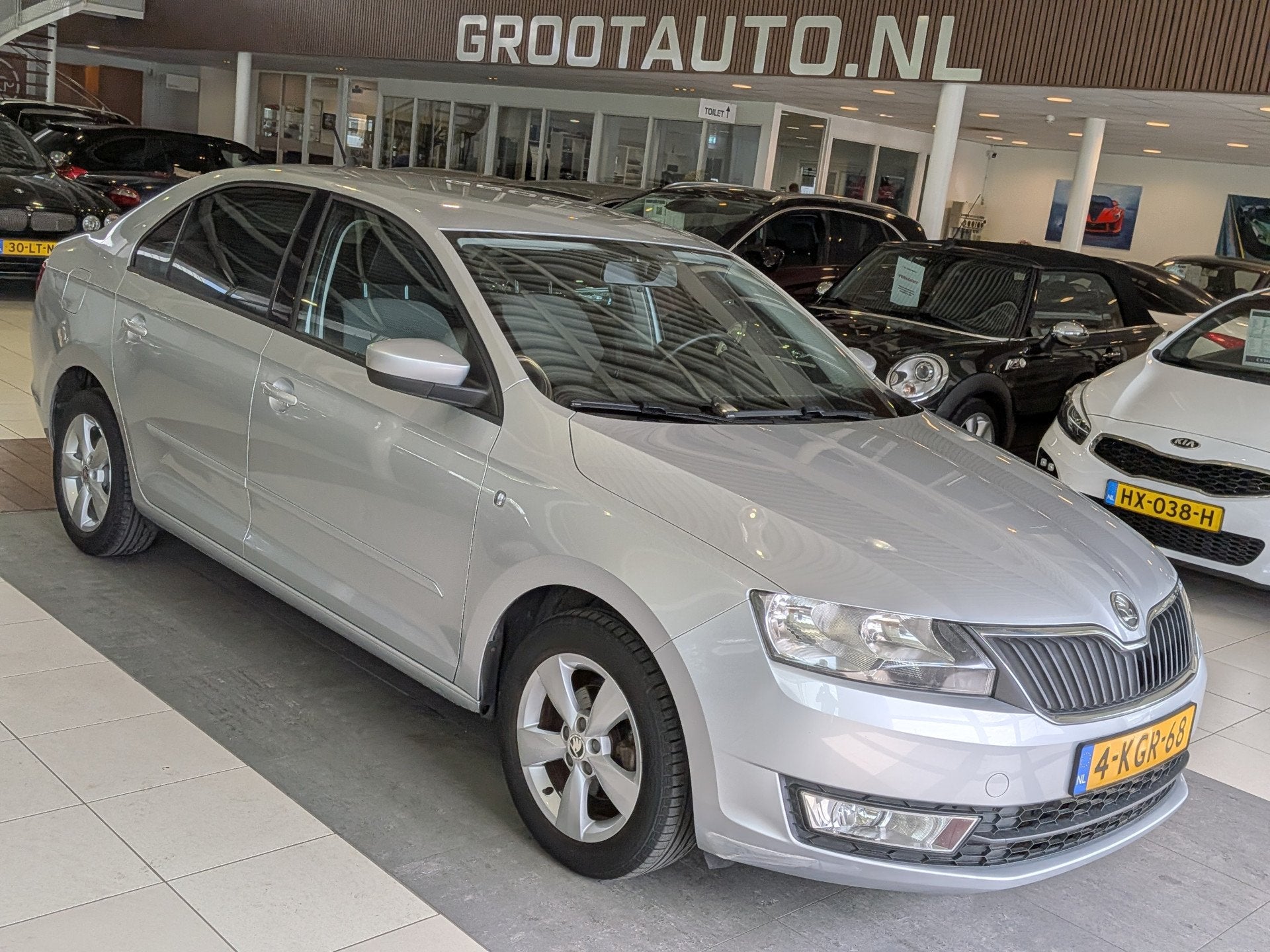 Skoda Rapid 1.2 TSI Greentech Elegance Businessline NAP 29.7, Auto's, Voorwielaandrijving, Euro 5, Gebruikt, 4 cilinders