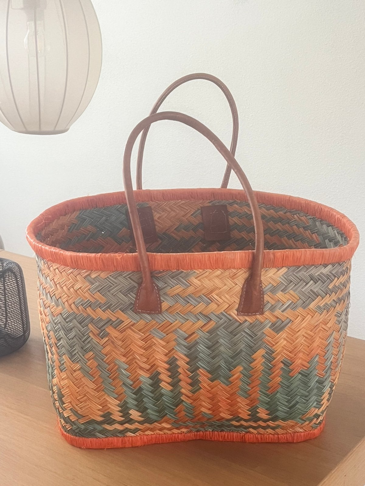 Strandtas, rieten tas, Ophalen, Zo goed als nieuw, Overige kleuren, Overige typen