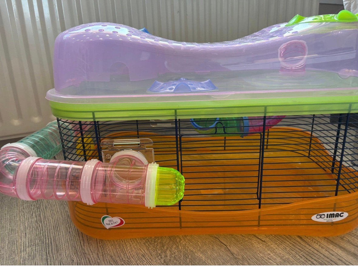 Unieke hamster kooi, Ophalen, Zo goed als nieuw