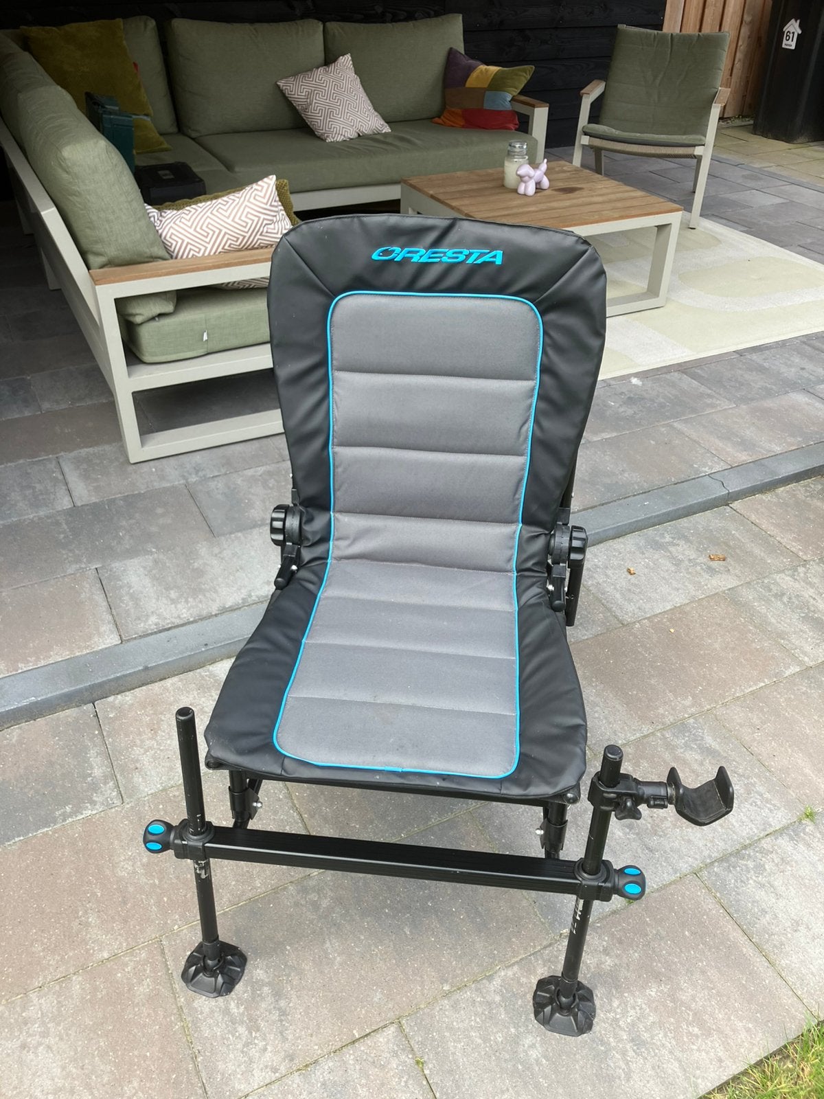 Cresta blackthorne comfort high 2.0 visstoel, Ophalen, Zo goed als nieuw, Overige typen