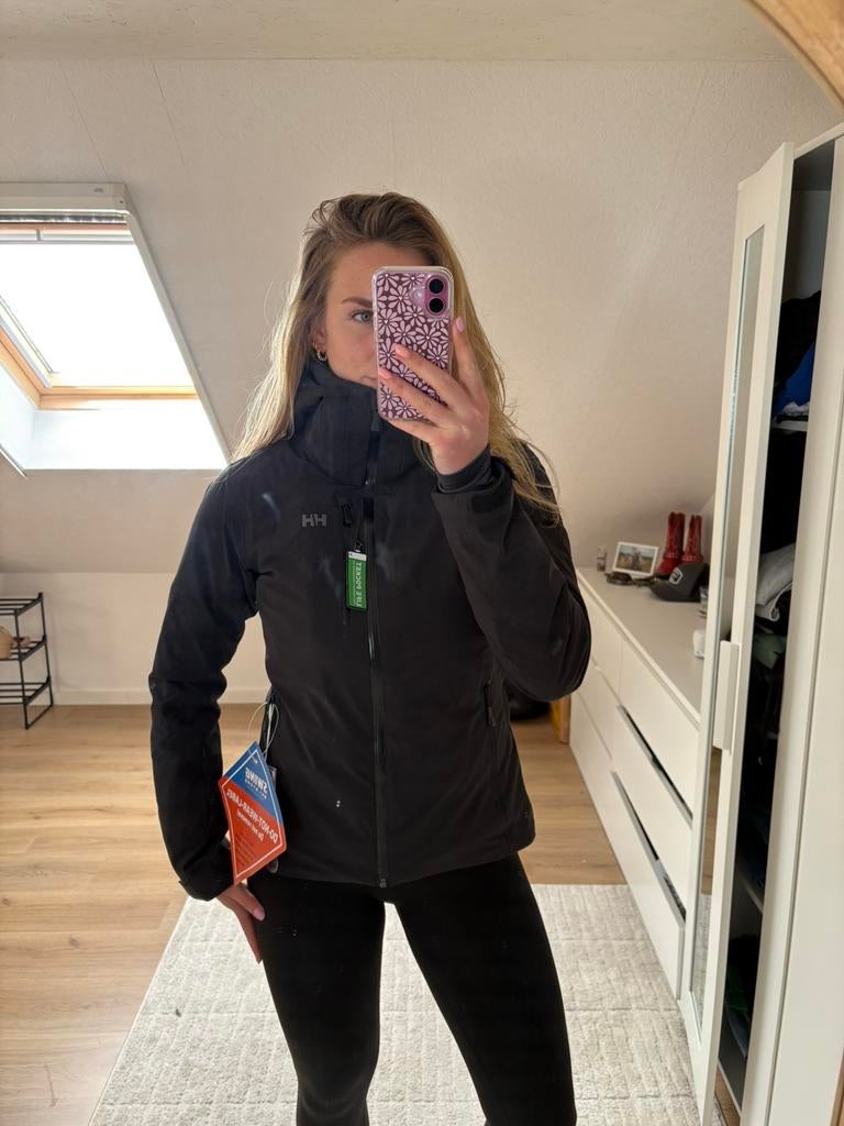 Zwarte Helly Hansen ski jas maat S, Verzenden, Nieuw, Maat 36 (S), Jack