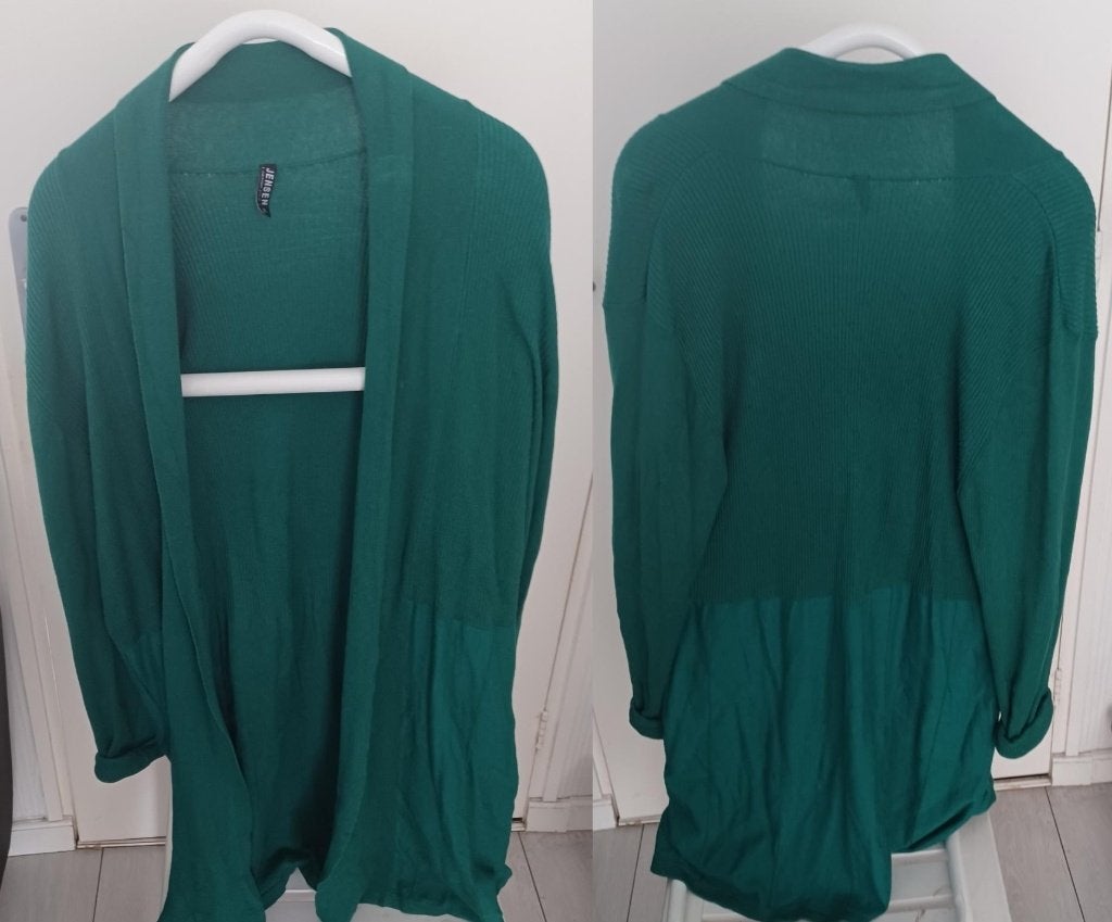 damesvest groen jensen, Kleding | Dames, Jensen, Trui of Vest, Ophalen of Verzenden, Gedragen