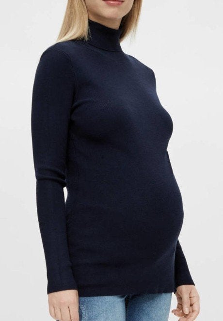 nieuwe MAMALICIOUS positie coltrui blauw, Kleding | Dames, Maat 42/44 (L), Nieuw, Verzenden, Blauw