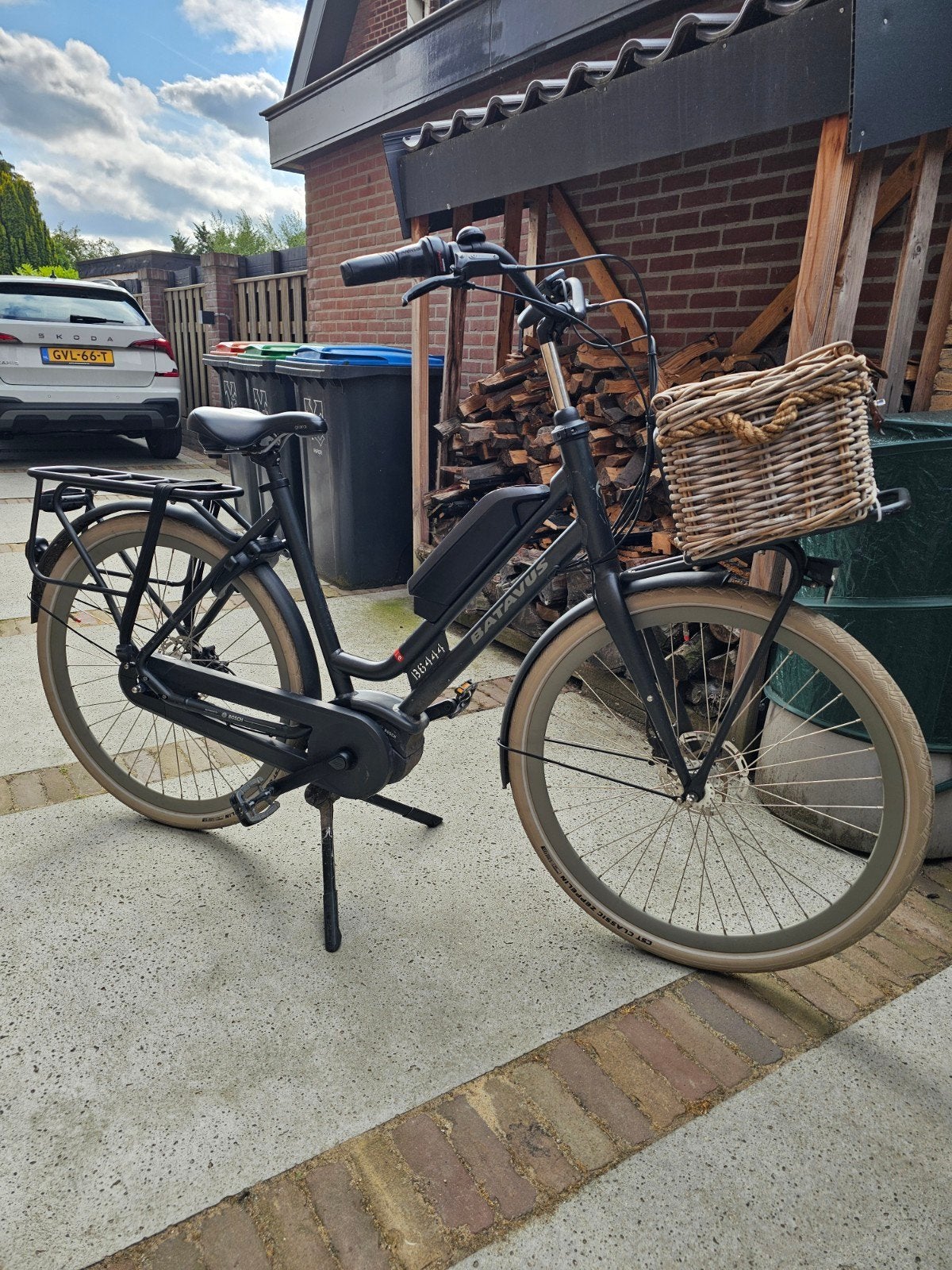 Batavus quip extra cargo e-go 400watt, Fietsen en Brommers, Elektrische fietsen, Ophalen, Zo goed als nieuw, Batavus