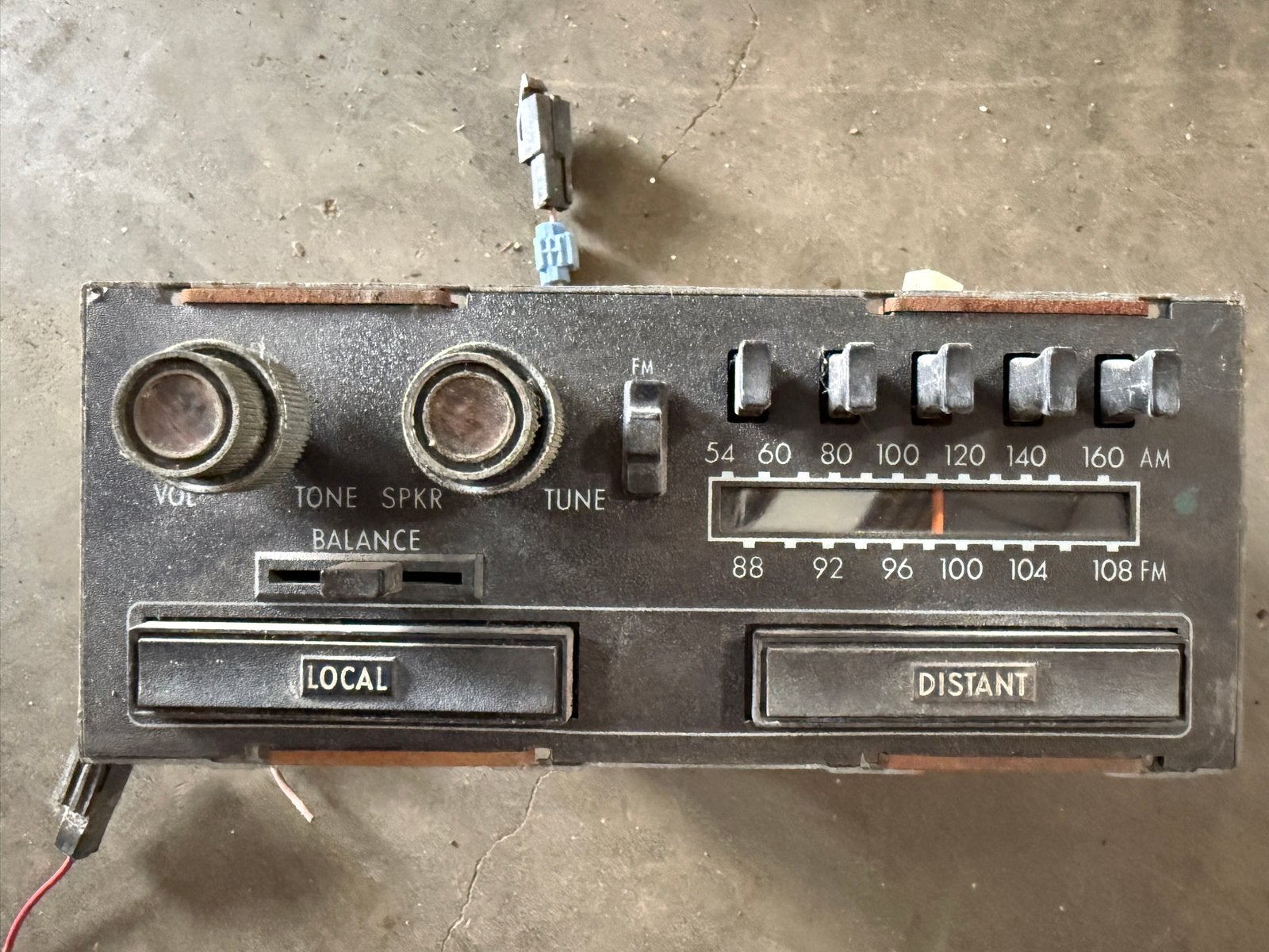 Autoradio 1977 Dodge Charger - Werking onbekend, Ophalen of Verzenden, Gebruikt