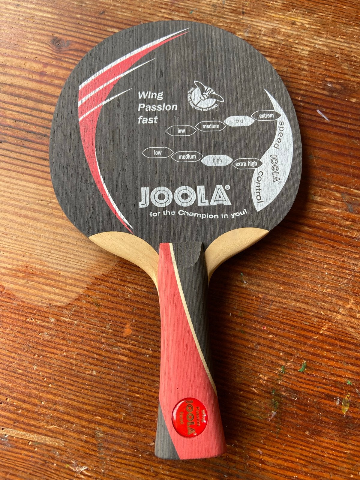 JOOLA Wing Passion Fast Tafeltennisbatje nooit gebruikt, Ophalen of Verzenden, Nieuw, Net, Batje(s) of Balletje(s)
