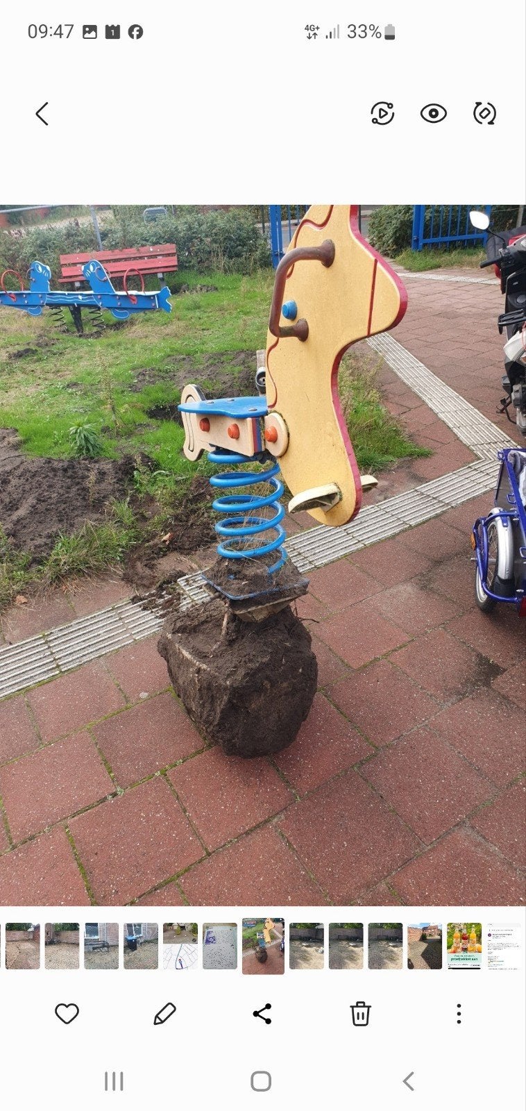 speeltoestel alleen vervoeren, Ophalen