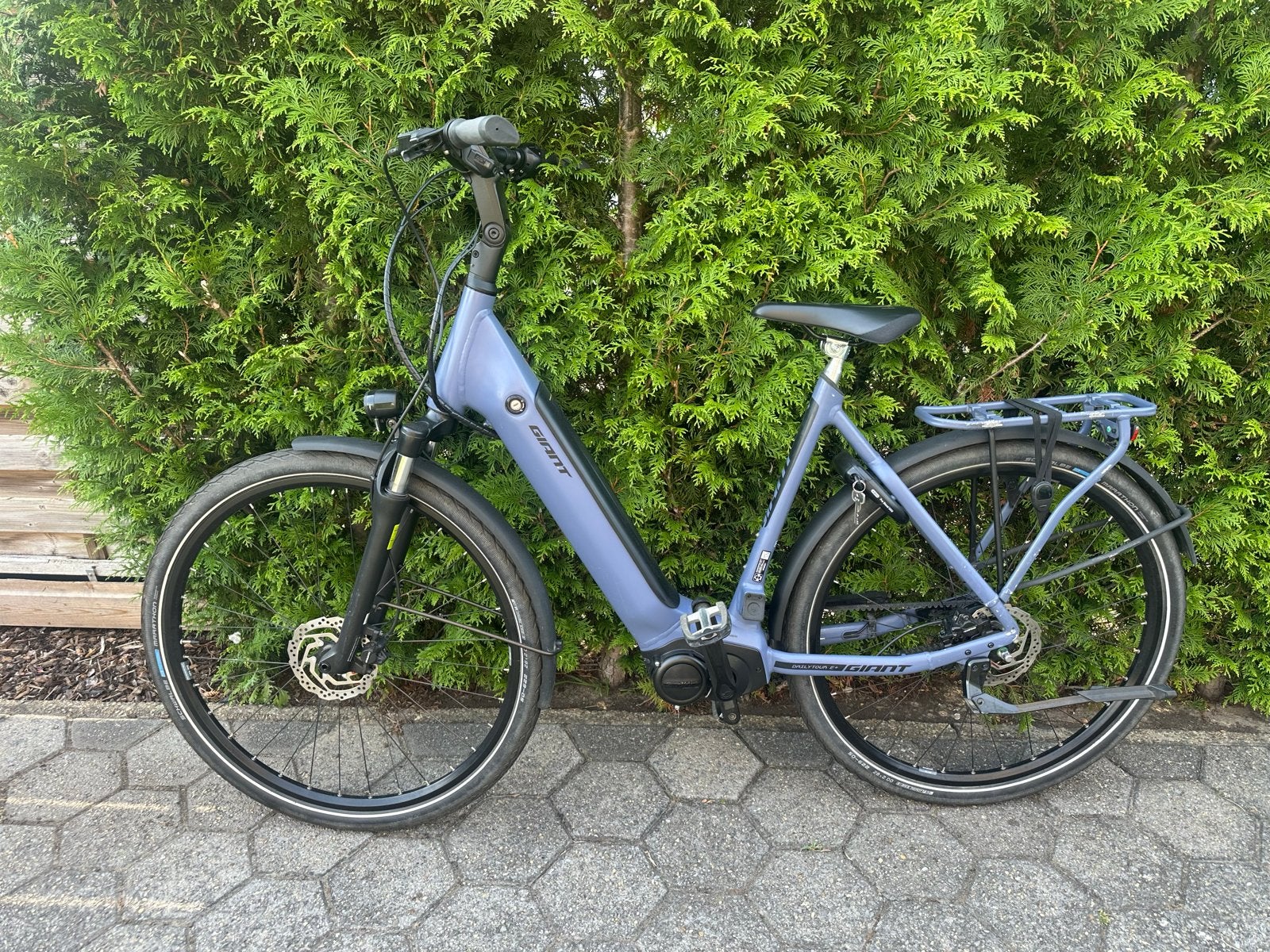 Giant Dailytour E+ E-bike Yamaha motor en 7 versnellingen, 55 tot 59 cm, Ophalen, Zo goed als nieuw, Giant