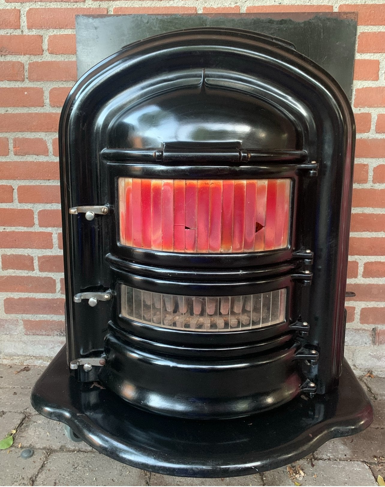 Leuke vintage kolen/hout kachel, Huis en Inrichting, Kachels, Ophalen, Gebruikt, Hout, Houtkachel