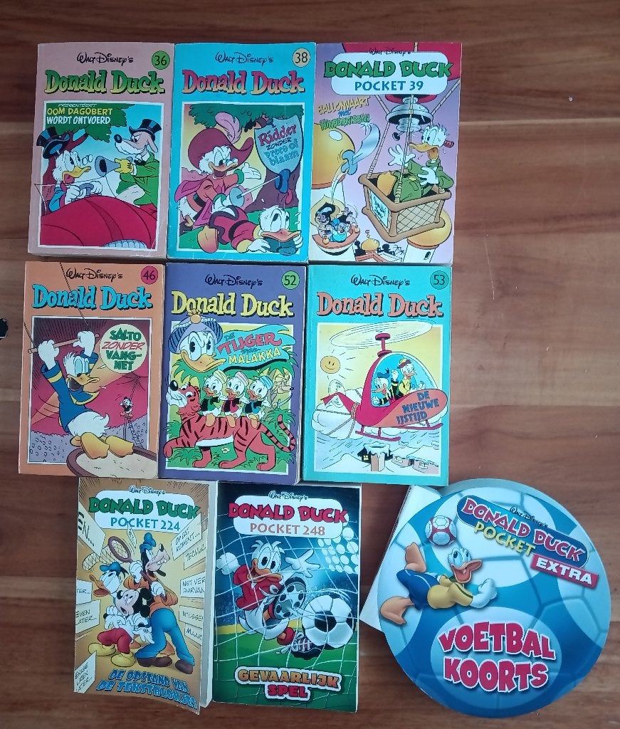 Donald Duck strips, Gelezen, Ophalen of Verzenden, Donald Duck, Meerdere stripboeken