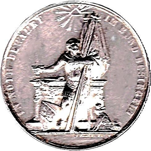MEDAILLE TOELATING VAN BERN TOT DE FEDERALE REGERING 500 ste, Postzegels en Munten, Penningen en Medailles, Ophalen of Verzenden