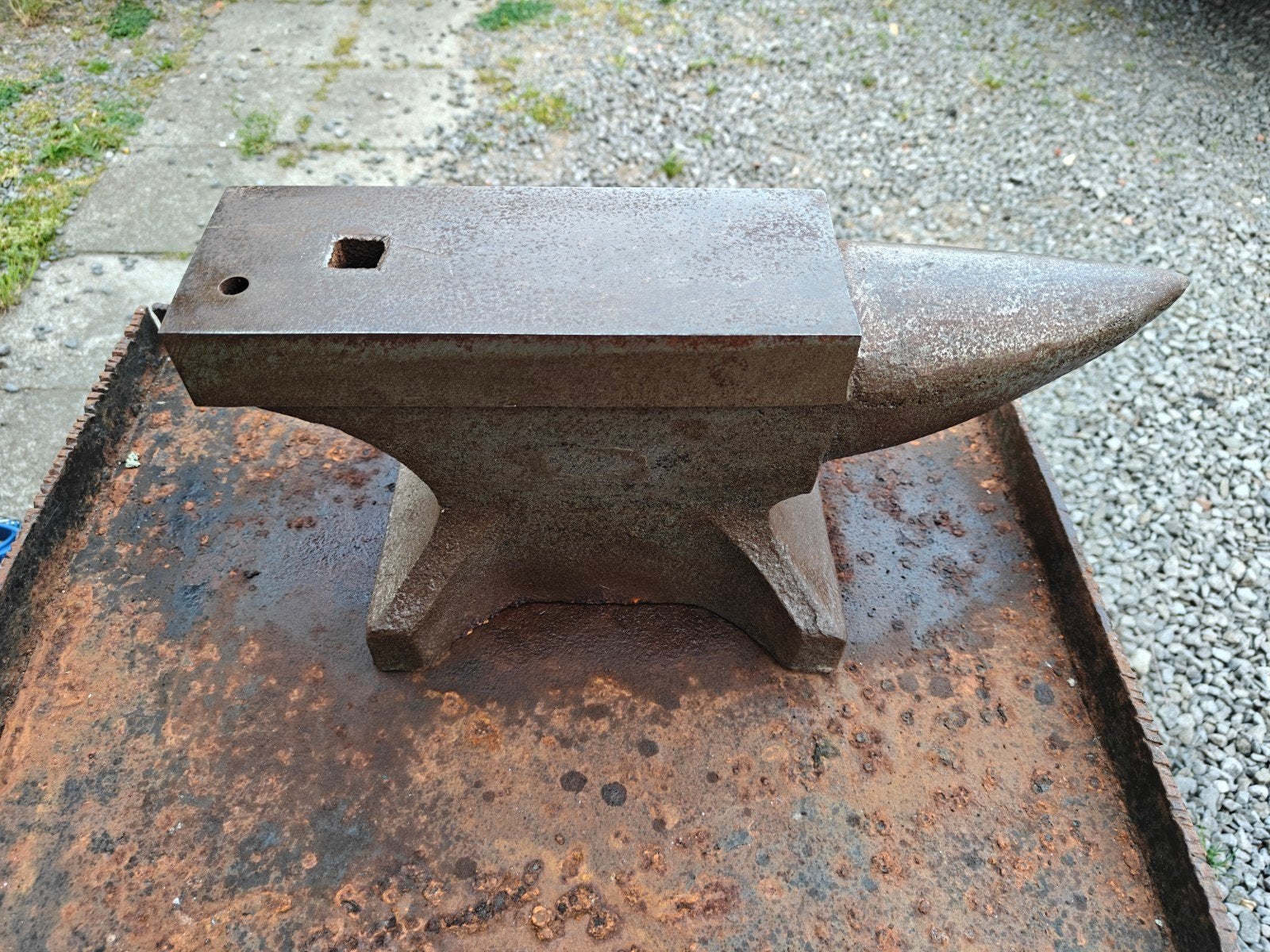 klein aambeeld 26kg, Ophalen