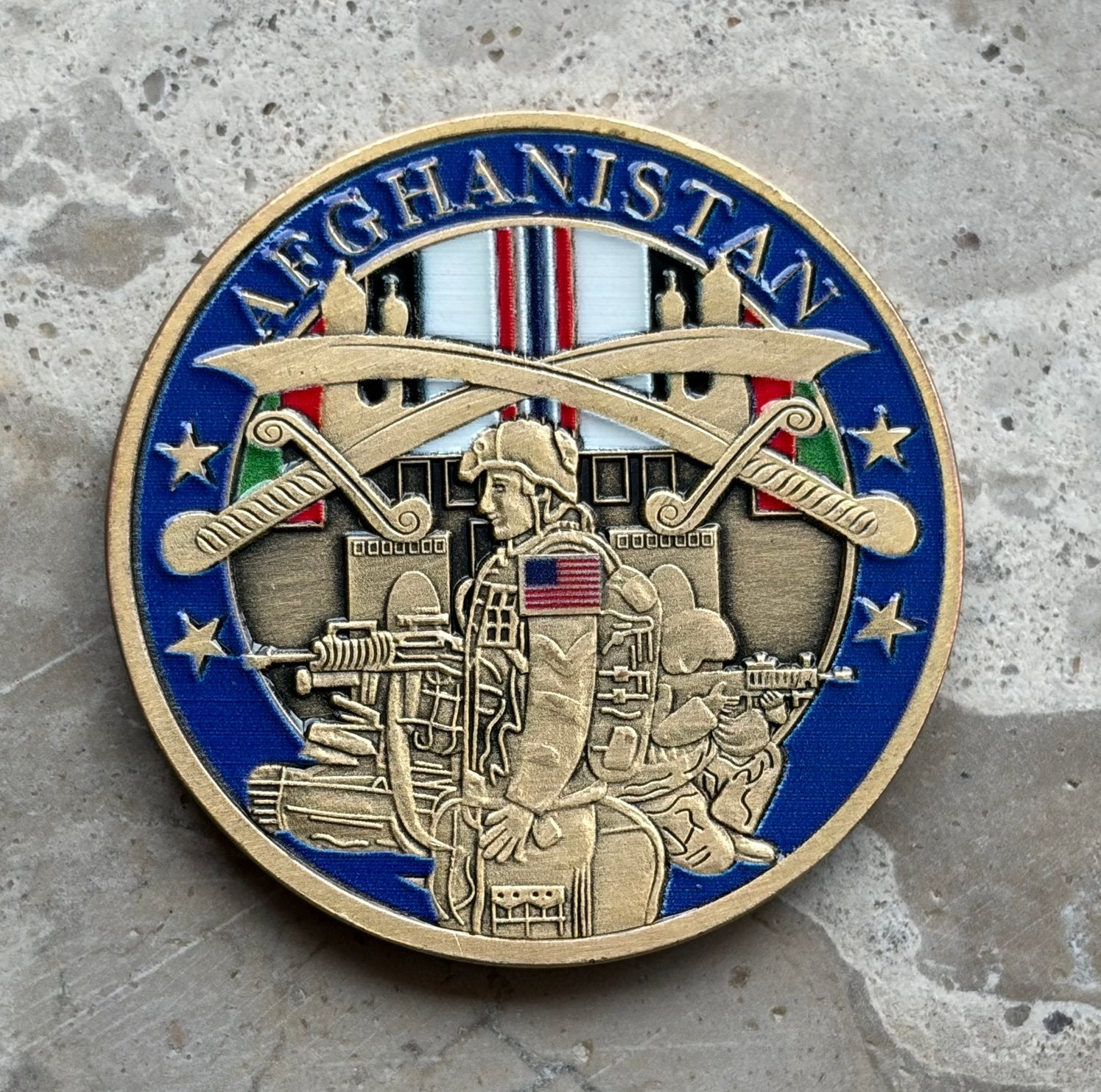 US Army Operation Enduring Freedom Afghanistan coin, Verzamelen, Militaria | Algemeen, Ophalen, Landmacht, Amerika, Embleem of Badge