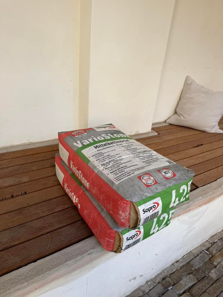 Sopro Variostone middelbed flex lijm voor leggen van tegels, Doe-het-zelf en Verbouw, Tegels, Ophalen, Overige materialen, Wandtegels