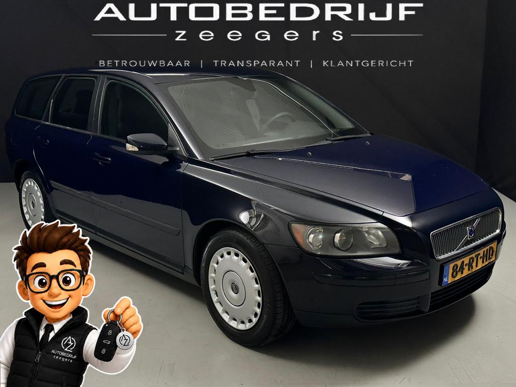 Volvo V50 1.8 *AC*CC* (bj 2005), Voorwielaandrijving, 4 cilinders, Blauw, 126 pk