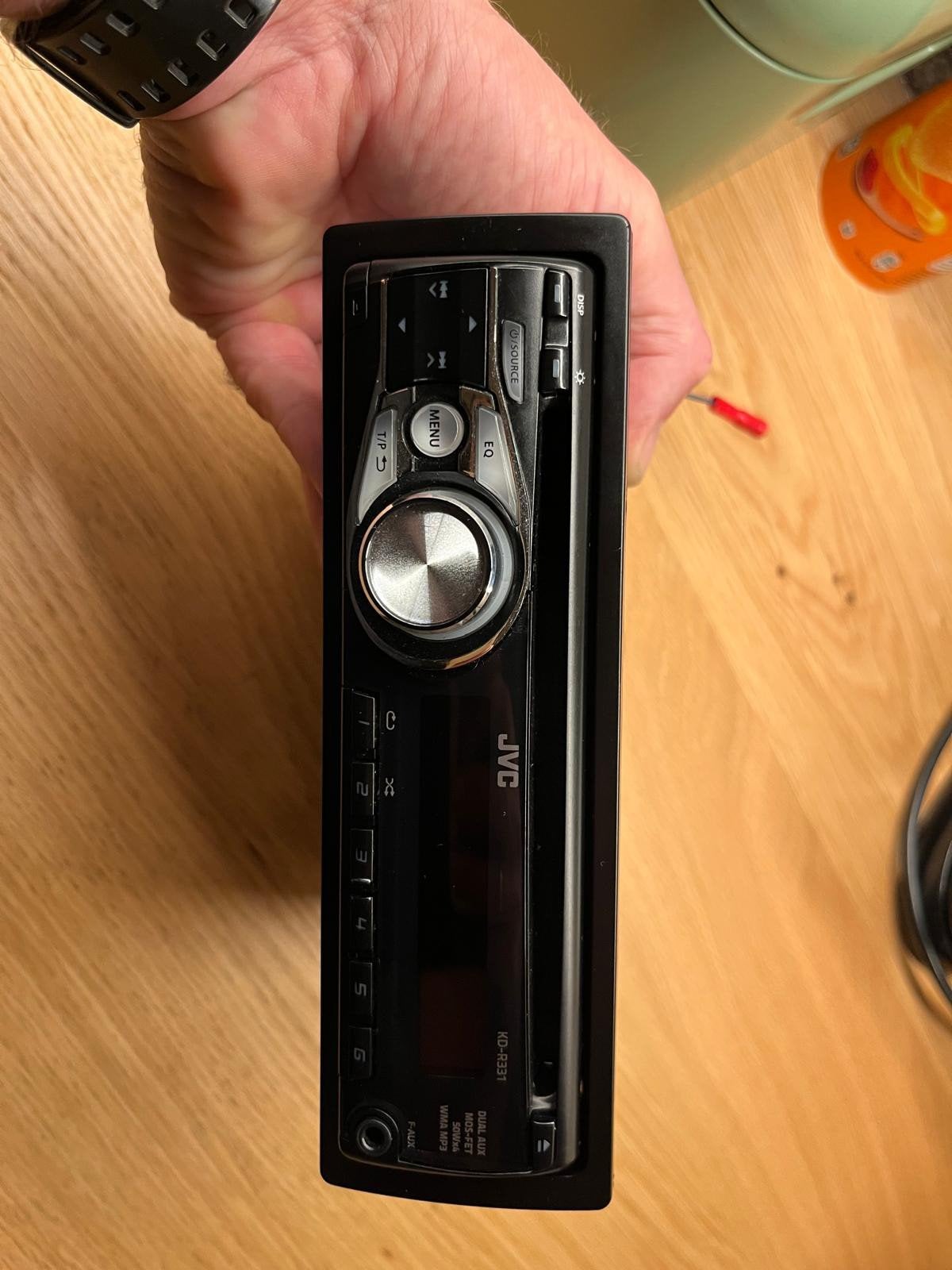 jvc autoradio met cd speler, mp3.  35eur, Ophalen of Verzenden