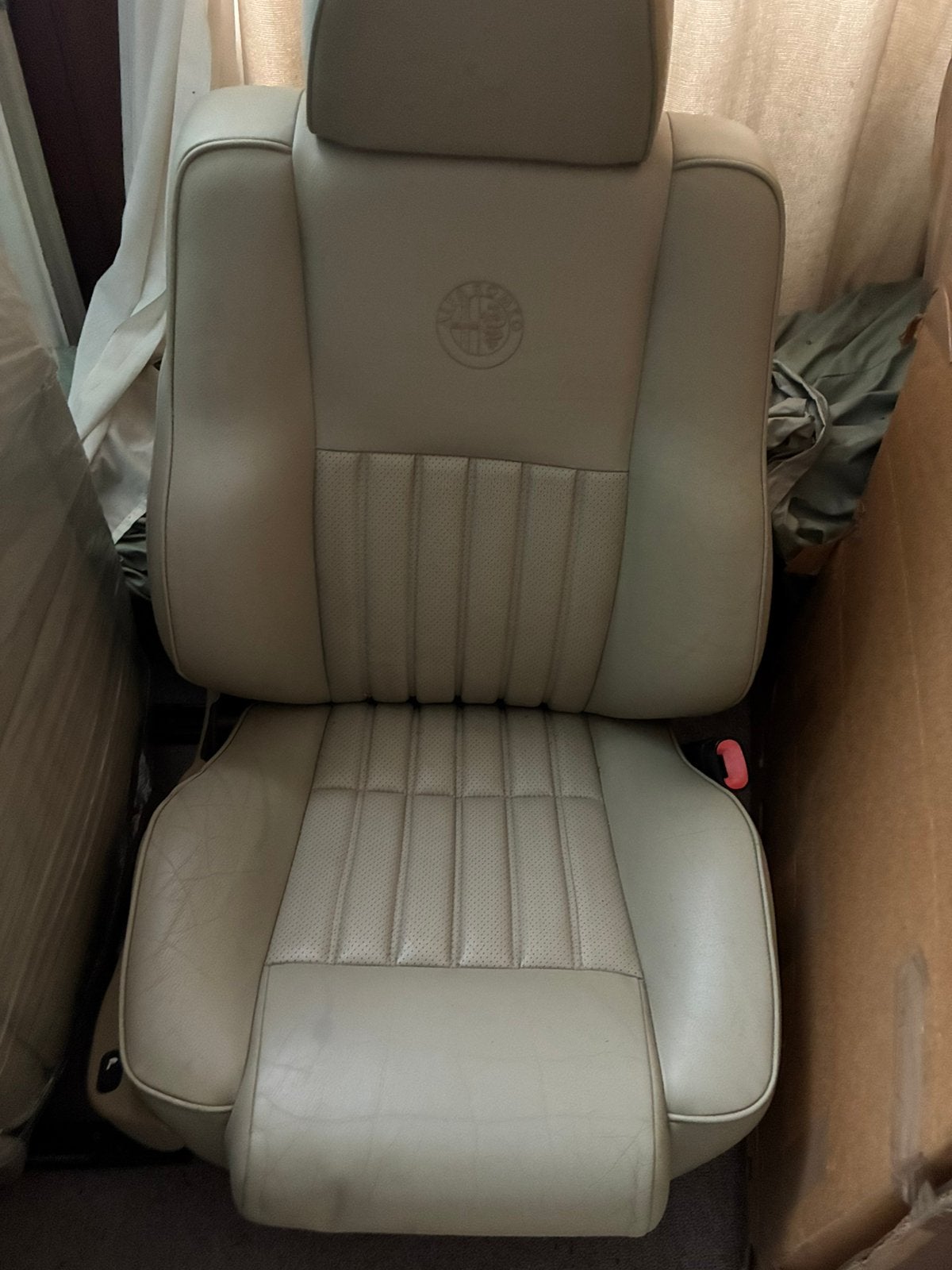 Alfa romeo 166 beige lederen interieur, Ophalen, Gebruikt, Alfa Romeo