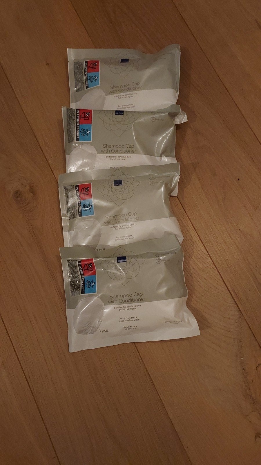 4x Abena Shampoo Cap met Conditioner, Ophalen of Verzenden, Nieuw, Overige typen