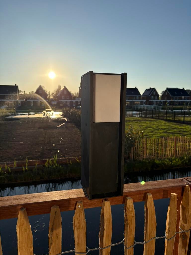 Philips Hue Tuinsokkel Turaco - 1 stuk - gebruikt 40 cm, Minder dan 50 watt, Aluminium, Ophalen of Verzenden, Netvoeding