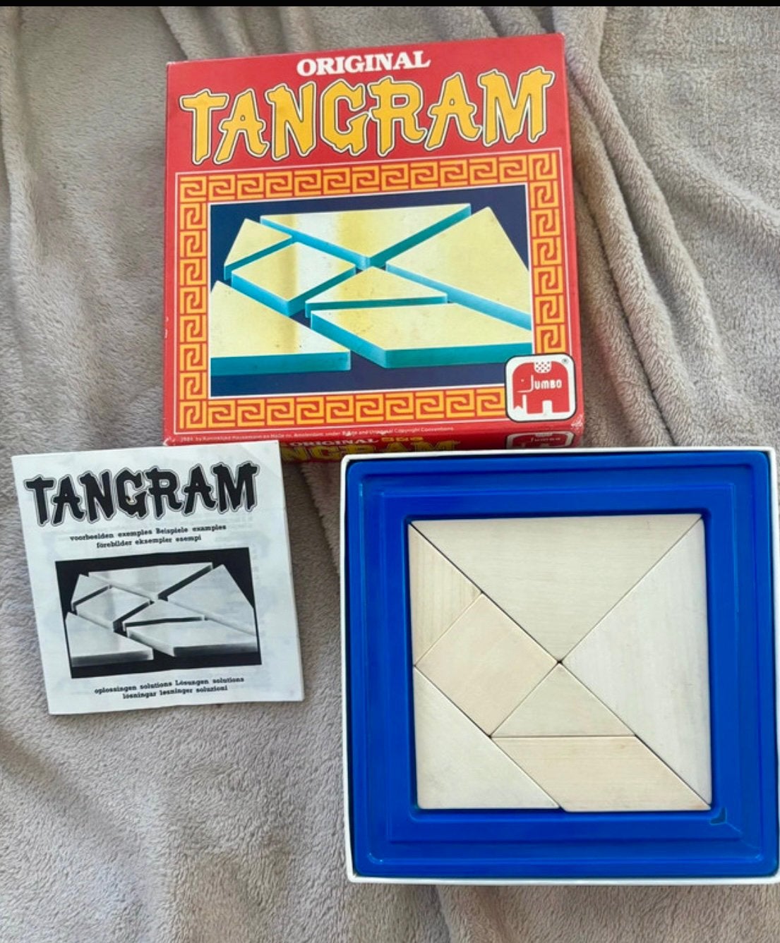 Tangram spel 1984 Vintage, Verzenden, Overige typen