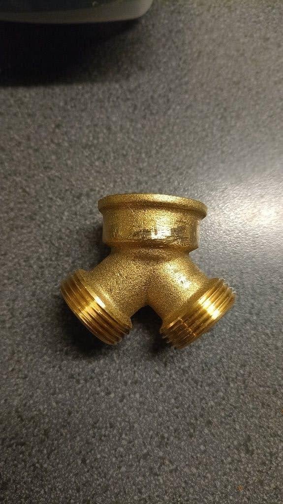 Sanivesk Dr.Y-St. 3/4"Mx3/4"Fx3/4"M Messing, Ophalen of Verzenden, Zo goed als nieuw, Minder dan 50 mm, Overige typen