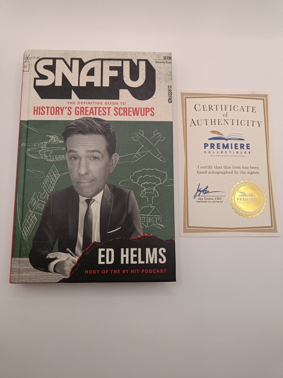 Gesigneerd boek Ed Helms!, Ophalen of Verzenden, Nieuw