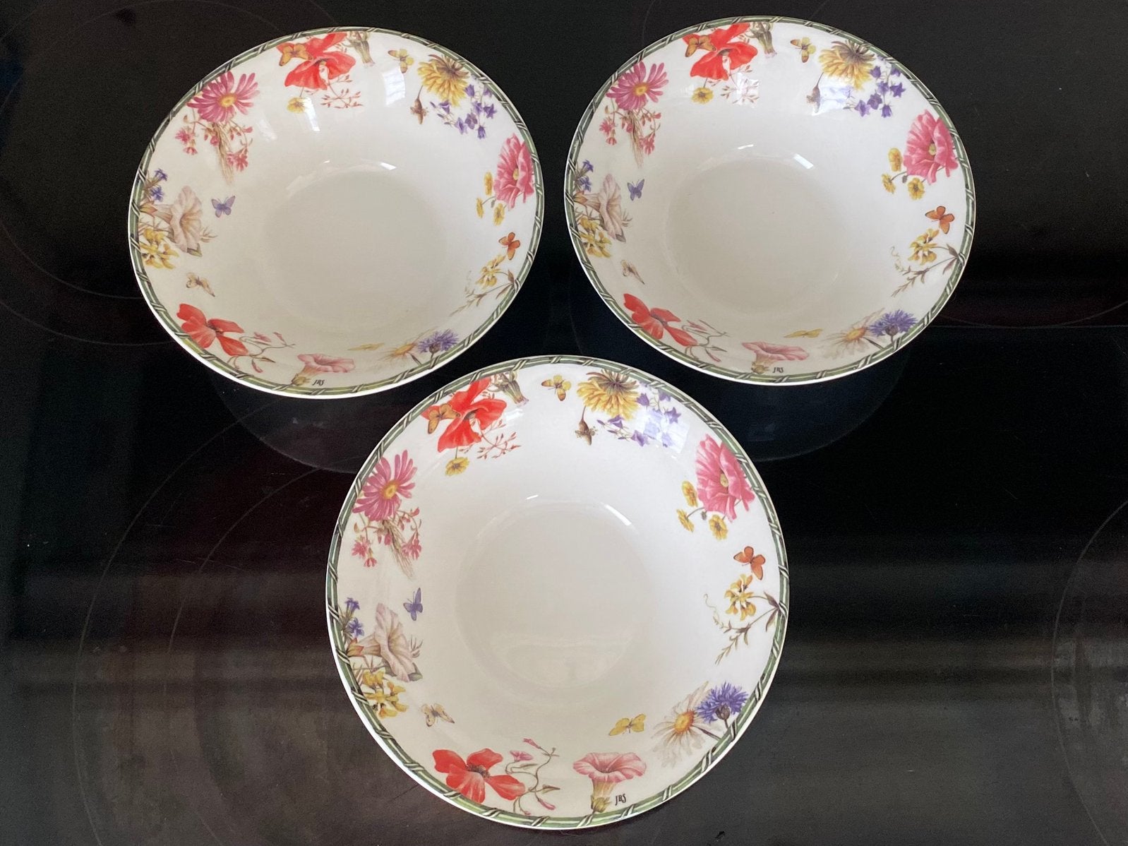 3x JBS Wild Garden schaaltjes 15,5cm, Ophalen of Verzenden, Nieuw, Porselein, Kom(men)