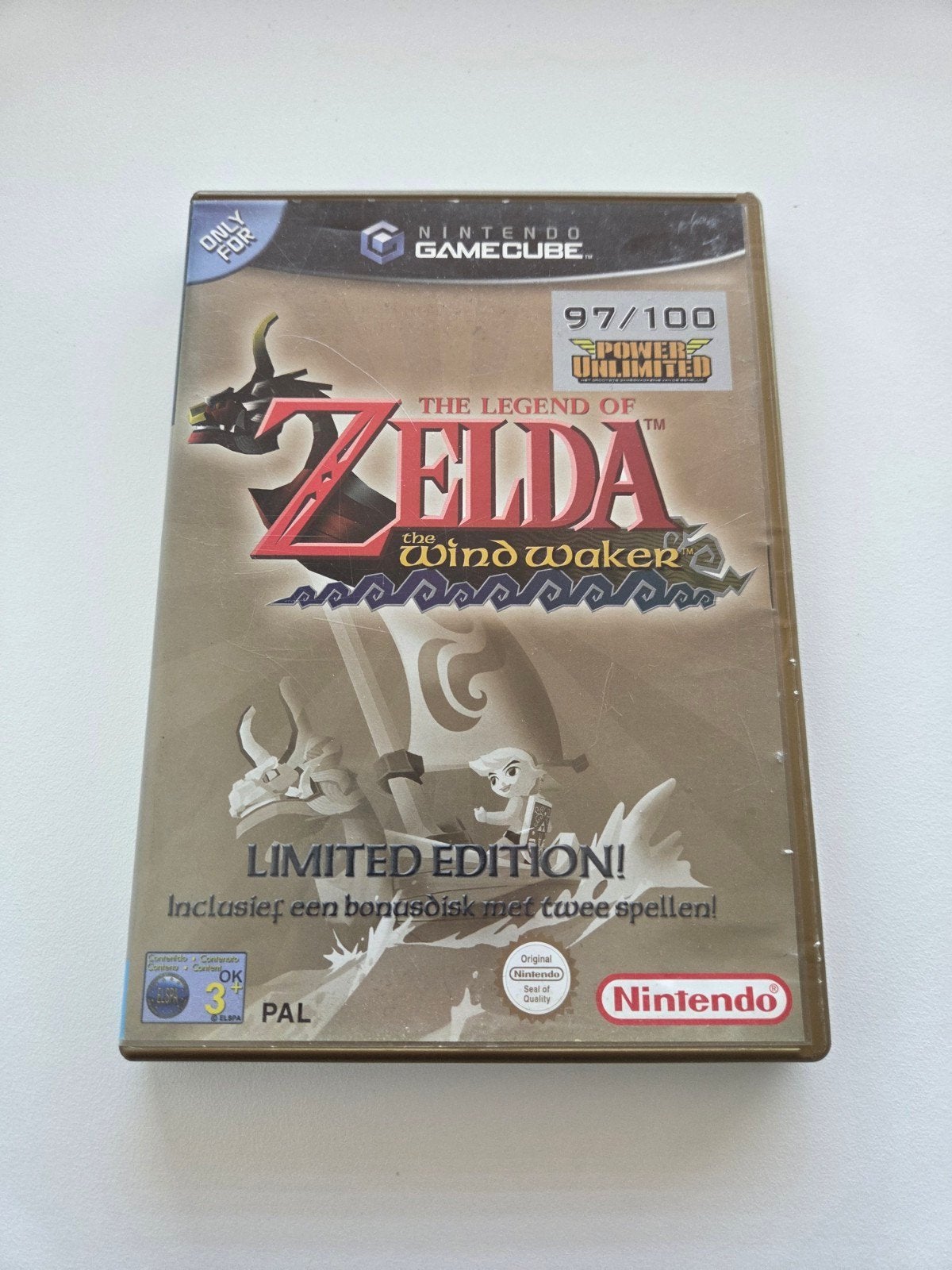 Leeg doosje + handleiding The Legend of Zelda Wind Waker, Ophalen of Verzenden, Gebruikt