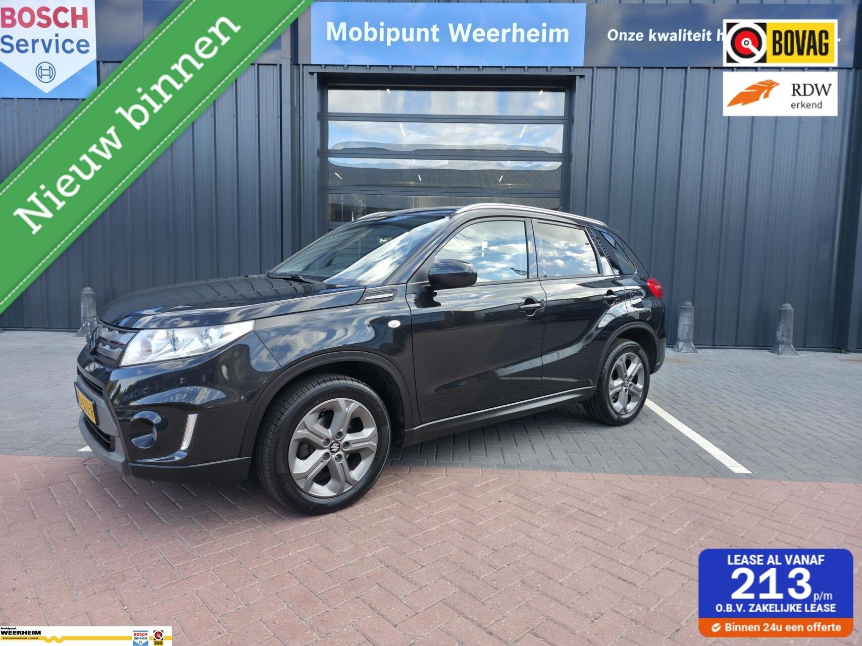 Suzuki Vitara 1.6 Exclusive, navigatie, zeer netjes, Voorwielaandrijving, Euro 6, 4 cilinders, 400 kg