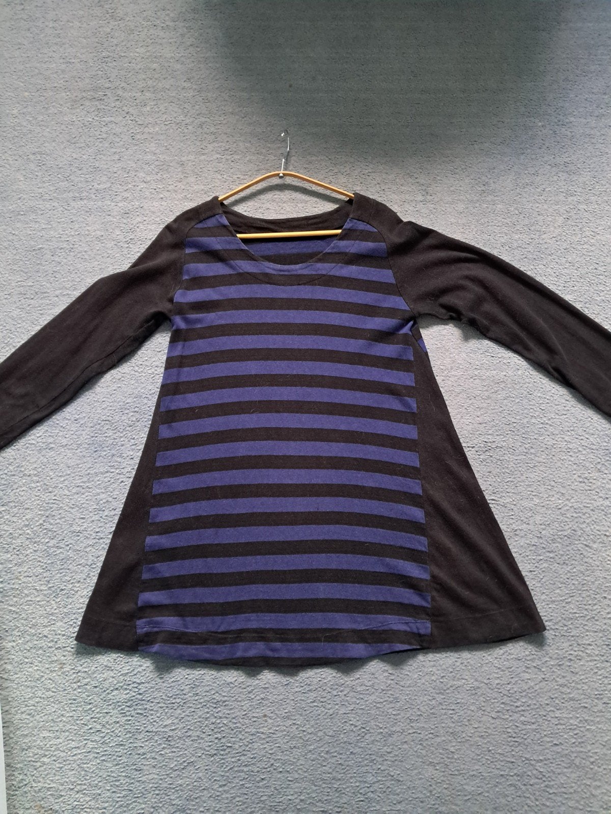 Two Danes tuniek  A-lijn  maat L, Blauw, Maat 42/44 (L), Zo goed als nieuw, Lange mouw