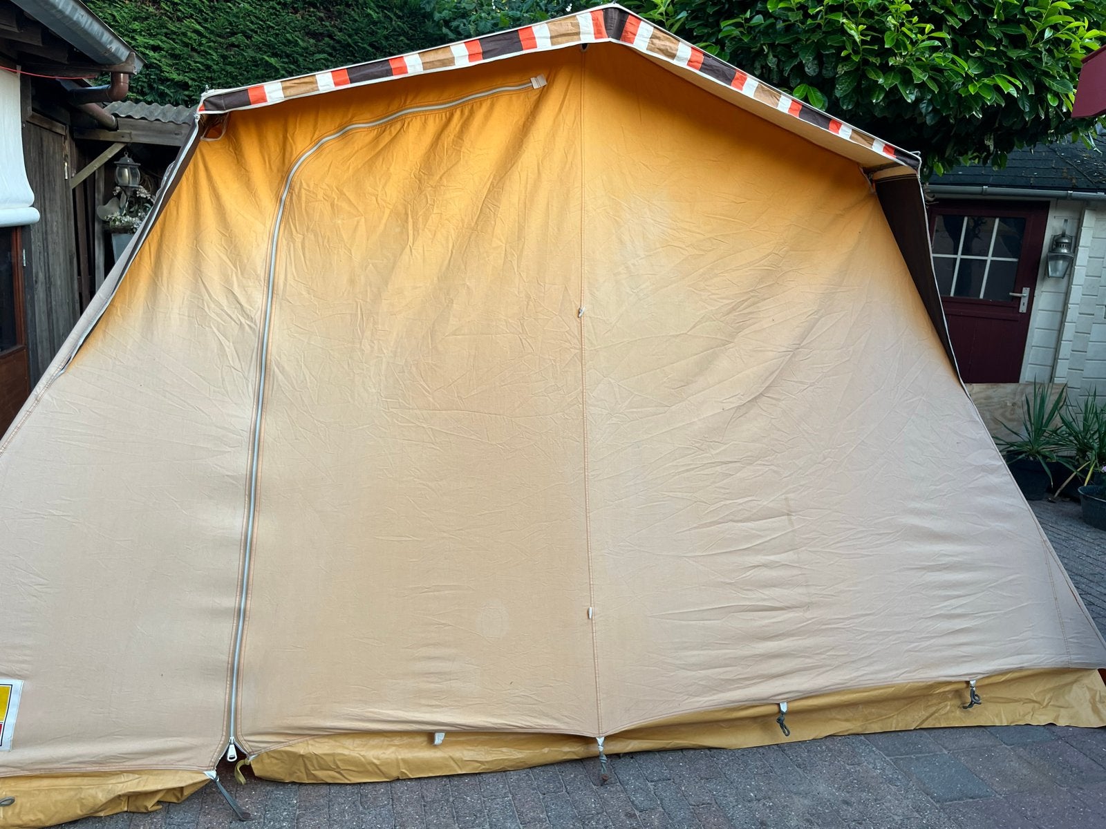 Retro Vendex Bergamo 2-persoons tent - Vintage kamperen, Ophalen, Gebruikt, Tot en met 2