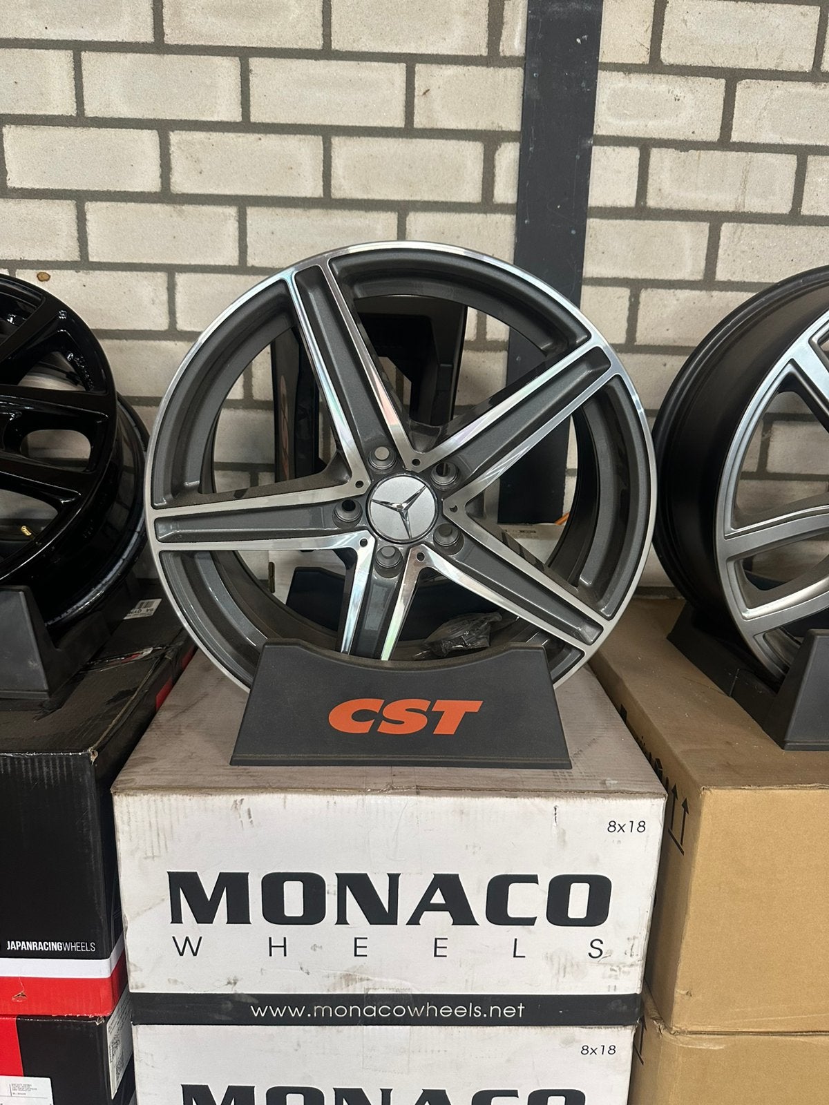 18 inch nieuwe monaco velgen voor mercedes A B C E klasse, Ophalen, 18 inch, Velg(en), Nieuw
