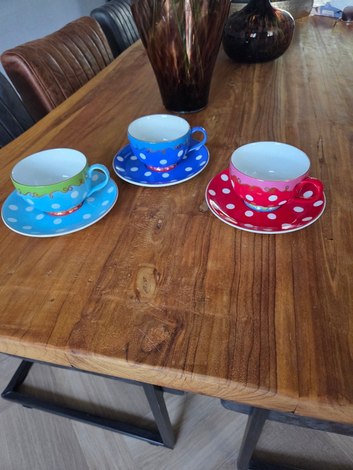 3 Oilily kop en schotel in nieuwstaat, Huis en Inrichting, Overige merken, Nieuw, Ophalen of Verzenden, Overige stijlen