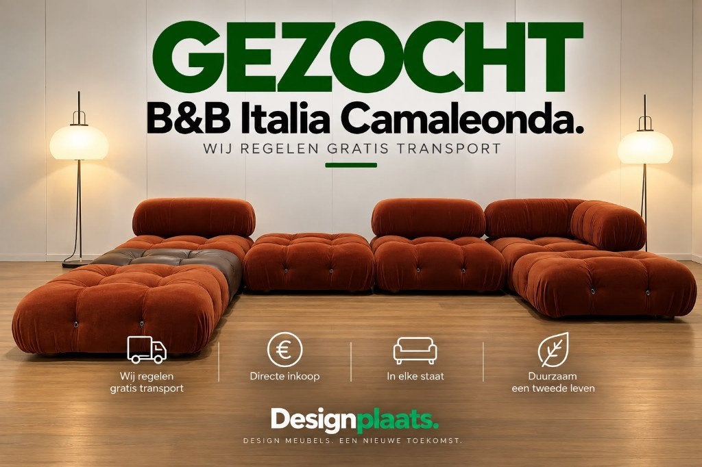 GEZOCHT: B&B Italia Camaleonda - Directe Inkoop, Design Bank Bankstel Zetel B&B Italia, B&B Italia, Minder dan 150 cm, Vierpersoons of meer
