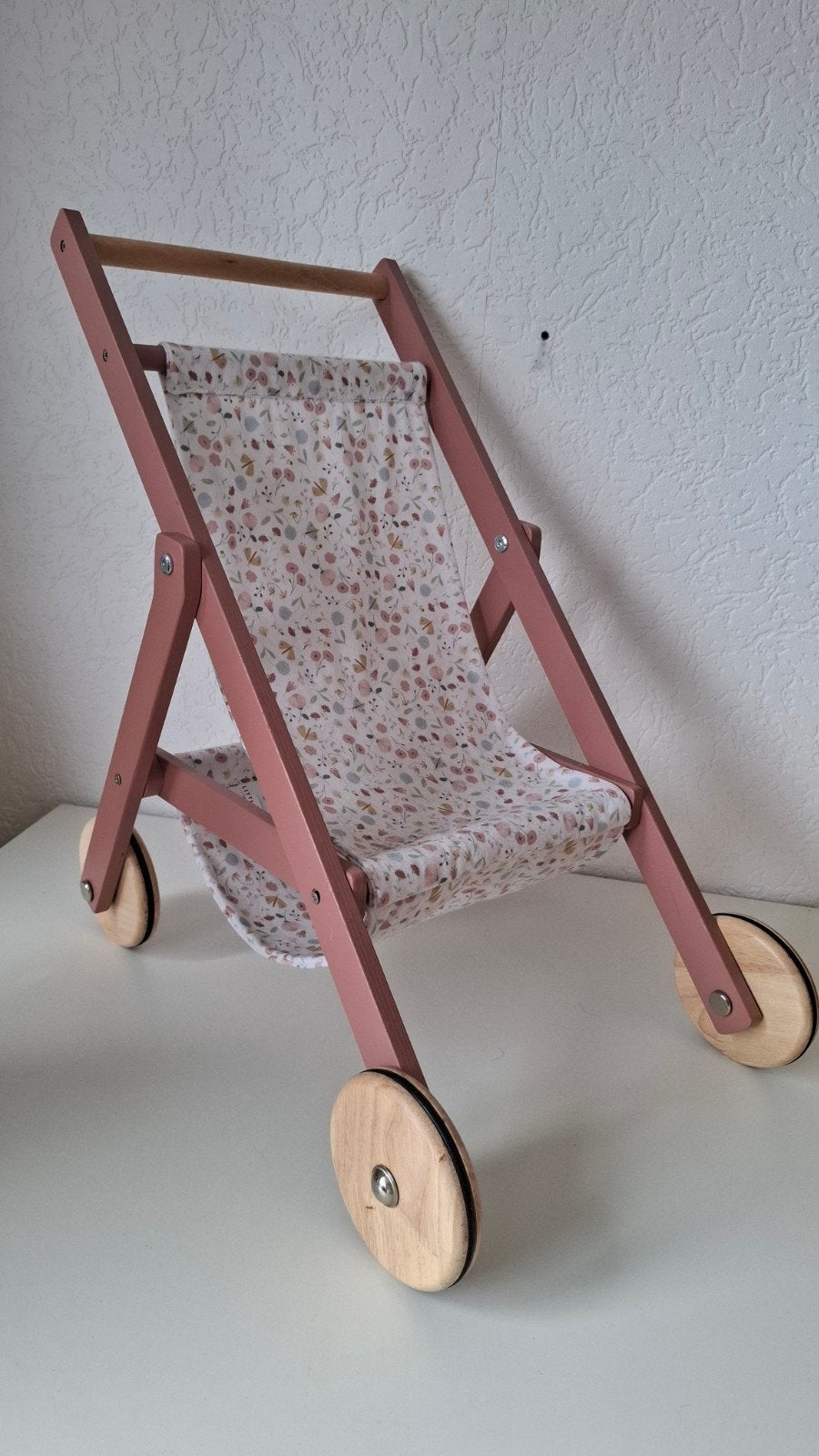 Houten poppenwagen in prima staat, Kinderen en Baby's, Ophalen, Gebruikt, Overige typen