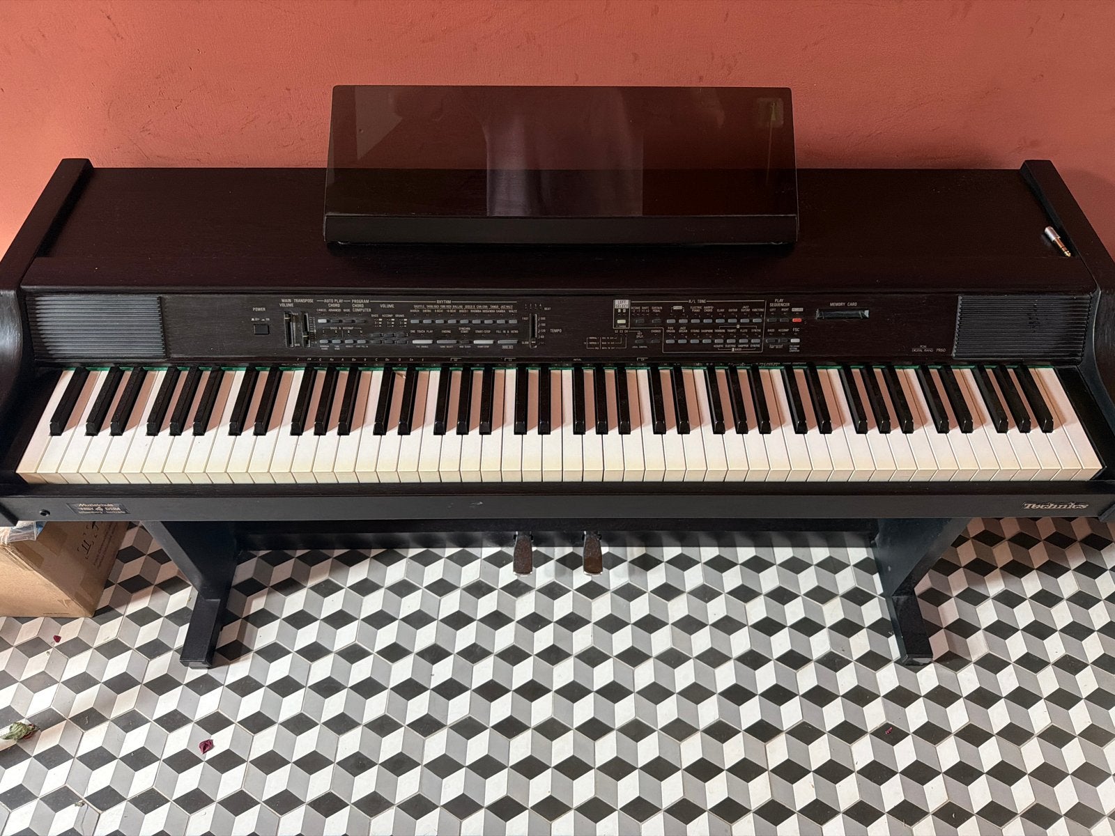 Technics PR60 Digitale Piano - Zwart, Muziek en Instrumenten, Ophalen, Gebruikt, Zwart, Digitaal