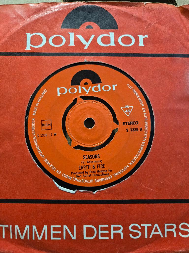 Earth and fire - Seasons, Cd's en Dvd's, Vinyl Singles, Gebruikt, 7 inch, Single, Ophalen of Verzenden