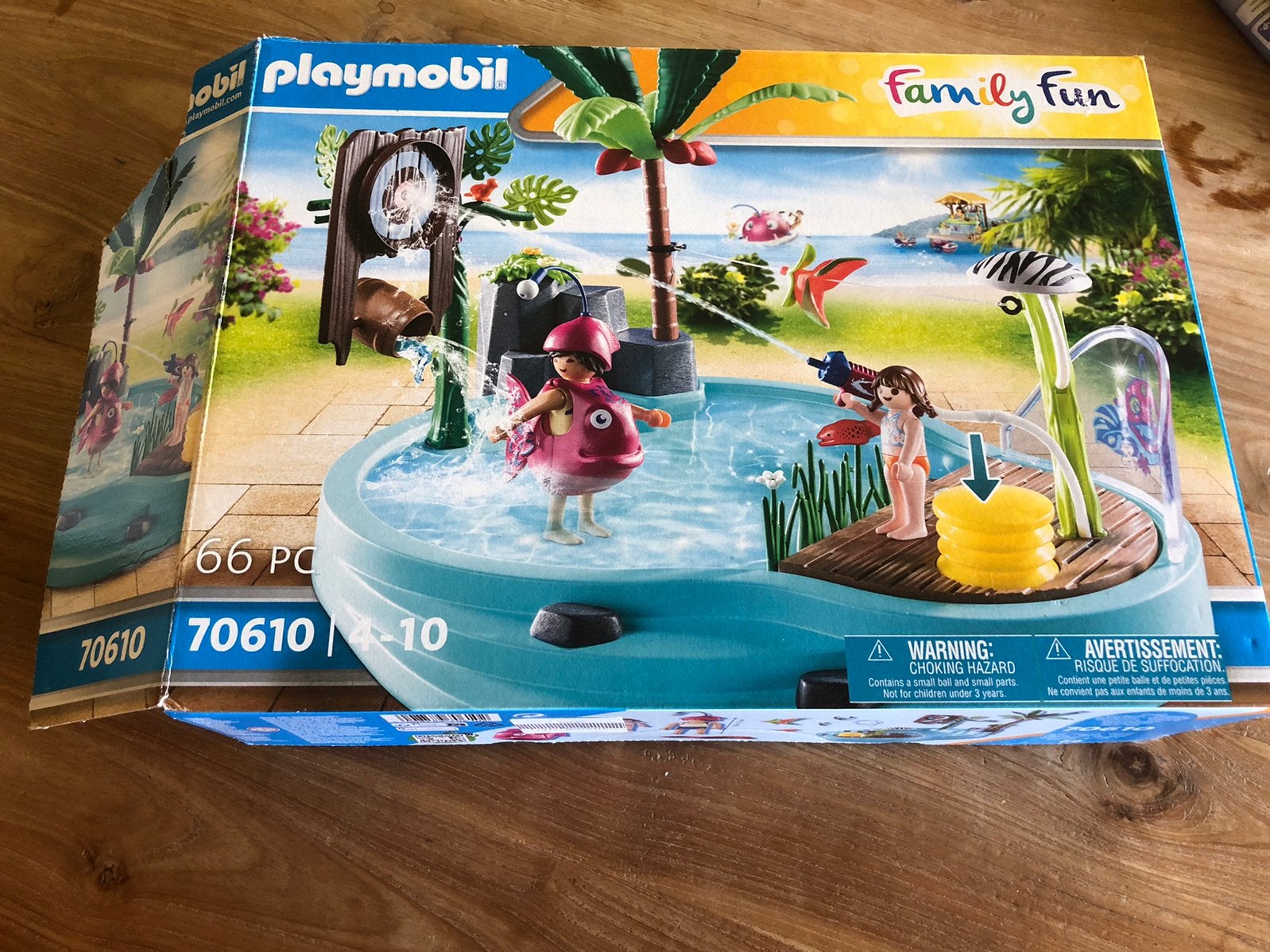 Playmobil FamilyFun - zwembadset 70610, Complete set, Overige typen, Nieuw, Family fun