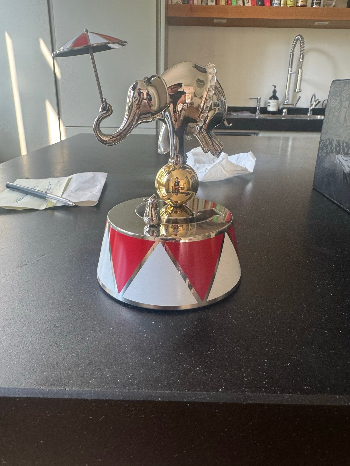 Alessi Circus Ballerina Muziekdoos Marcel Wanders Limited Ed, Ophalen, Beeld, Meerkleurig, Metaal