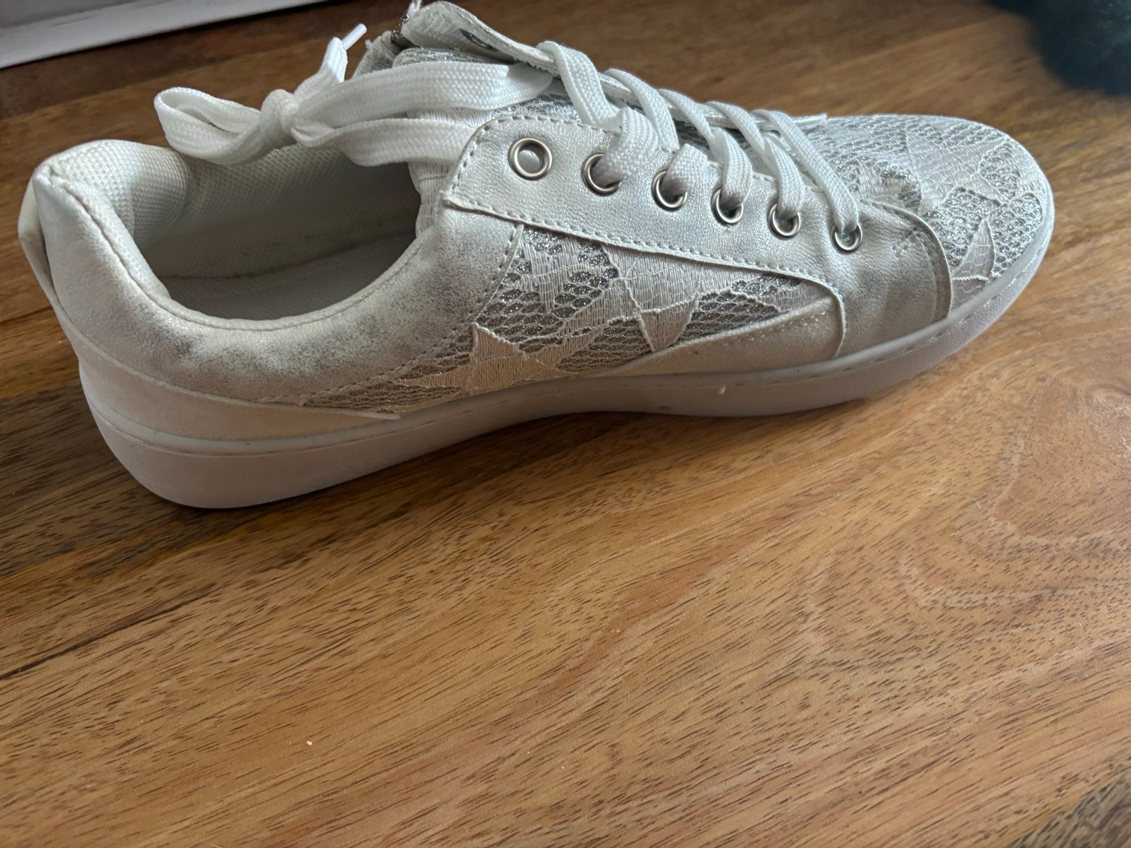 Witte Kanten Sneakers Maat 41, Ophalen of Verzenden, Wit, Sneakers of Gympen