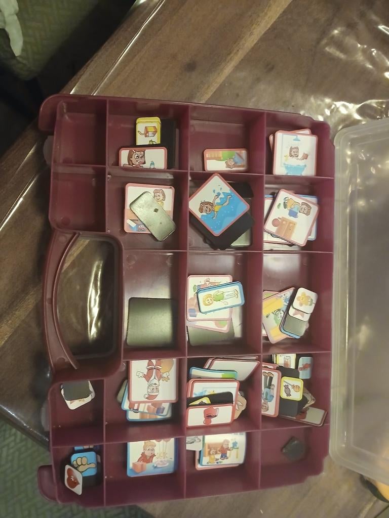 Picto plan bord, Ophalen, Zo goed als nieuw, Magneetbord