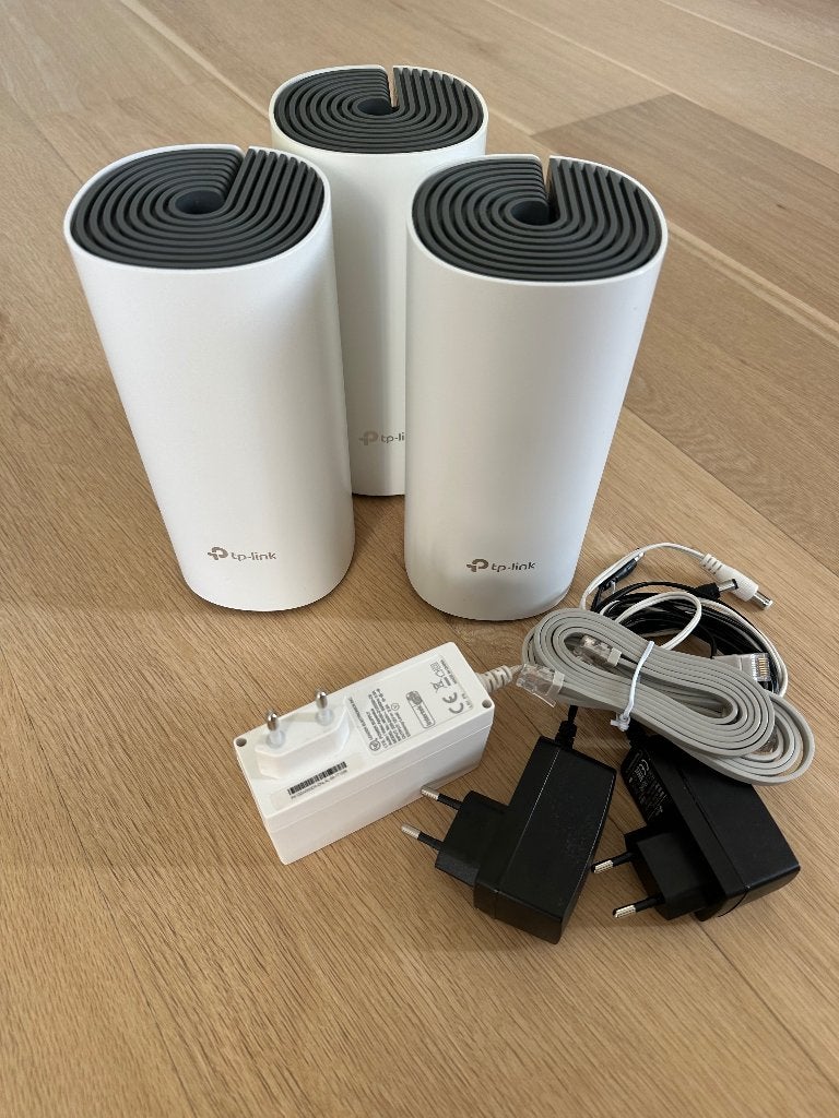 TP-link E4 mesh systeem, Computers en Software, WiFi-versterkers, Ophalen of Verzenden, Zo goed als nieuw, TP-Link