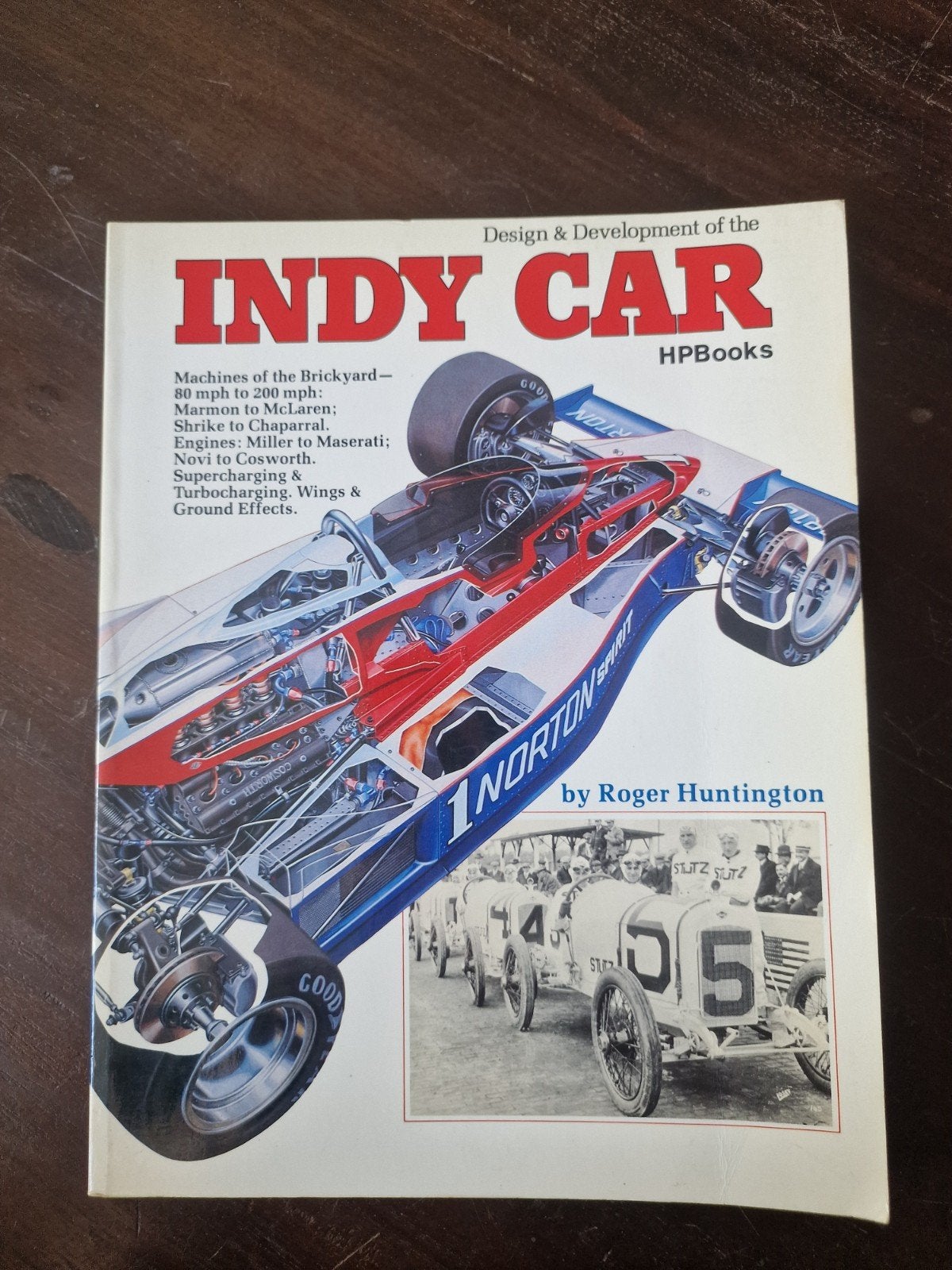 Design & Development of the Indy Car - Roger Huntington, Boeken, Ophalen of Verzenden, Gelezen, Algemeen, Roger Huntington