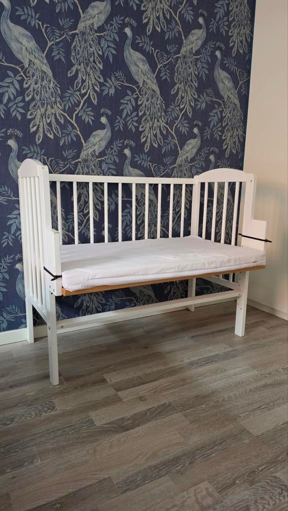 Petit Amelie Co-sleeper 3-in-1 Wit, Kinderen en Baby's, Babywiegjes en Ledikanten, Ophalen of Verzenden, Zo goed als nieuw, Wieg