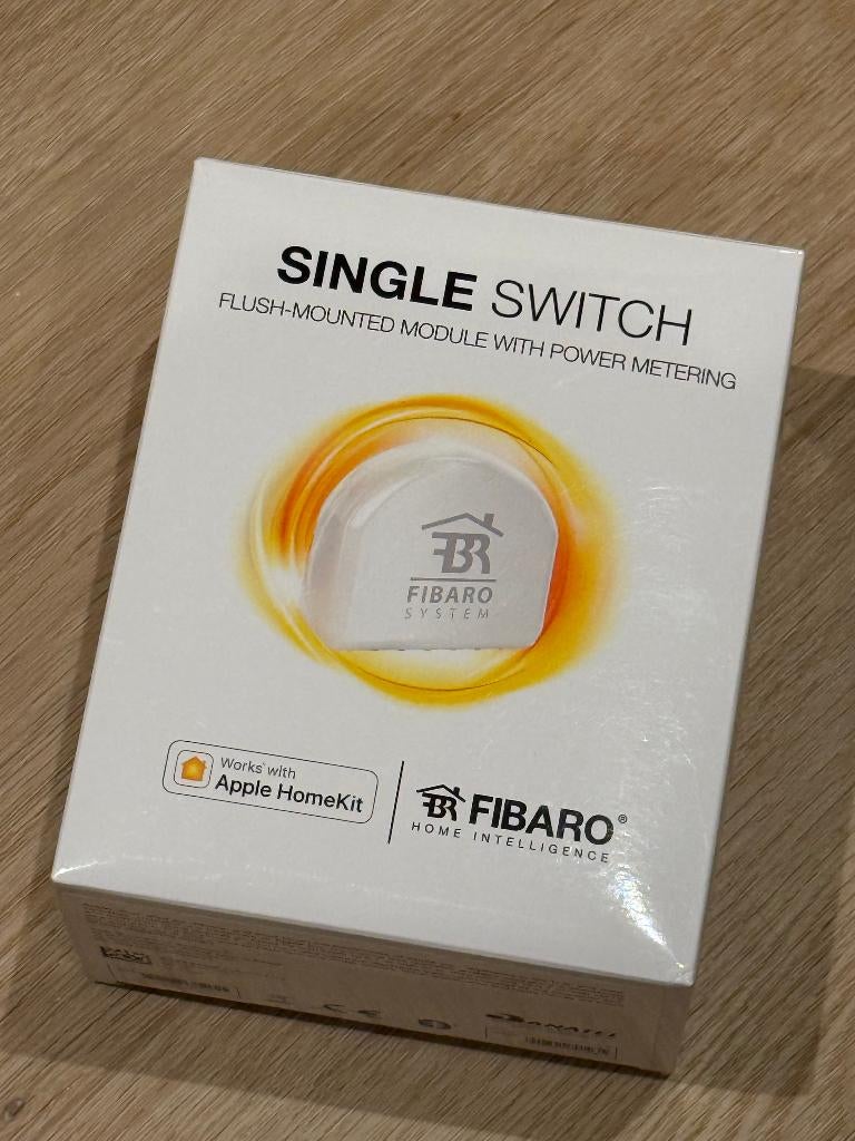 Fibaro Single Switch HomeKit (Bluetooth), Hobby en Vrije tijd, Elektronica-componenten, Verzenden, Zo goed als nieuw