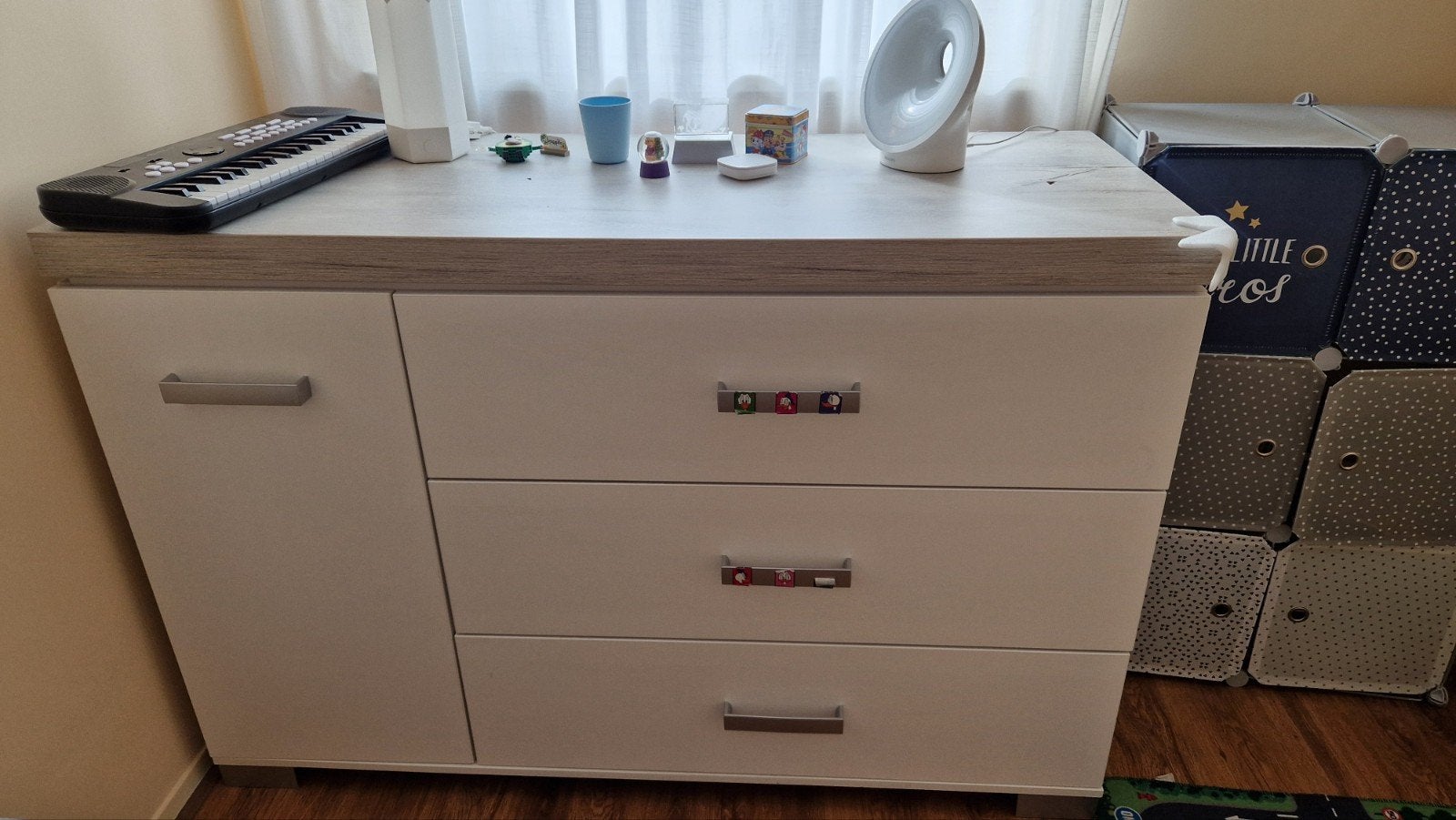 Commode met lades en kastje, Huis en Inrichting, Ophalen, Gebruikt, 25 tot 50 cm, Overige houtsoorten