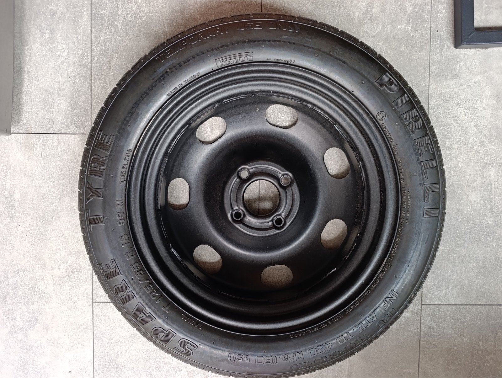 Pirelli T125/85 R16 99M thuiskomer reservewiel, Ophalen, Nieuw