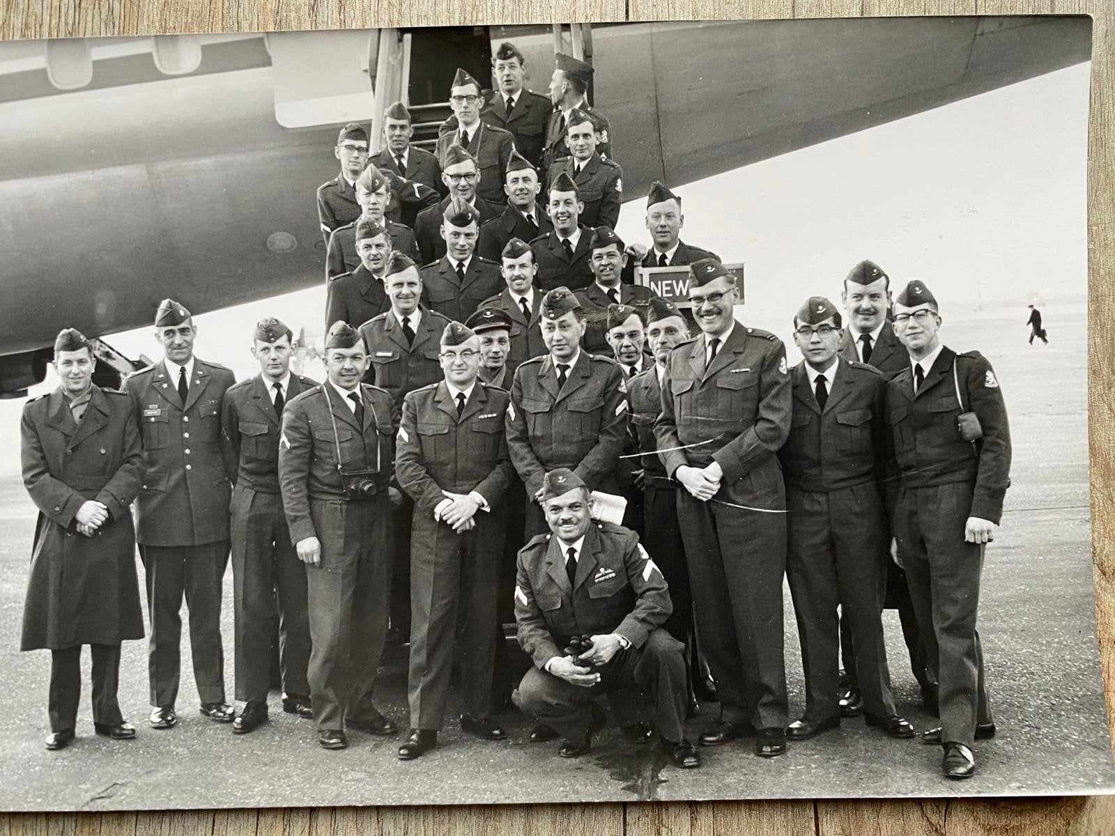 Luchtmachtfoto met KST wing., Ophalen of Verzenden