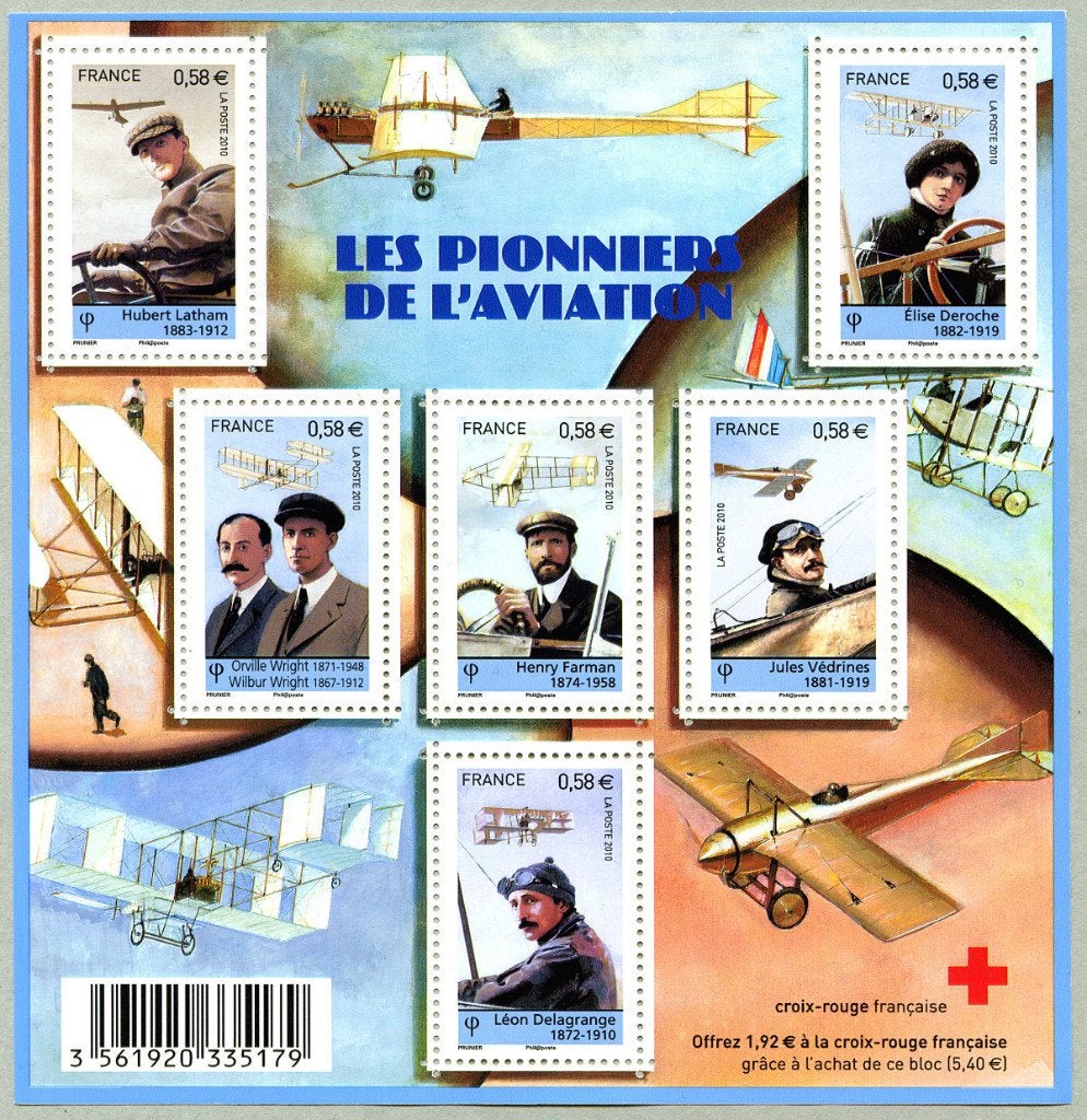 Jaar 2010 Yv F 4504 Les Pionniers de l'Aviation., Ophalen of Verzenden, Postfris