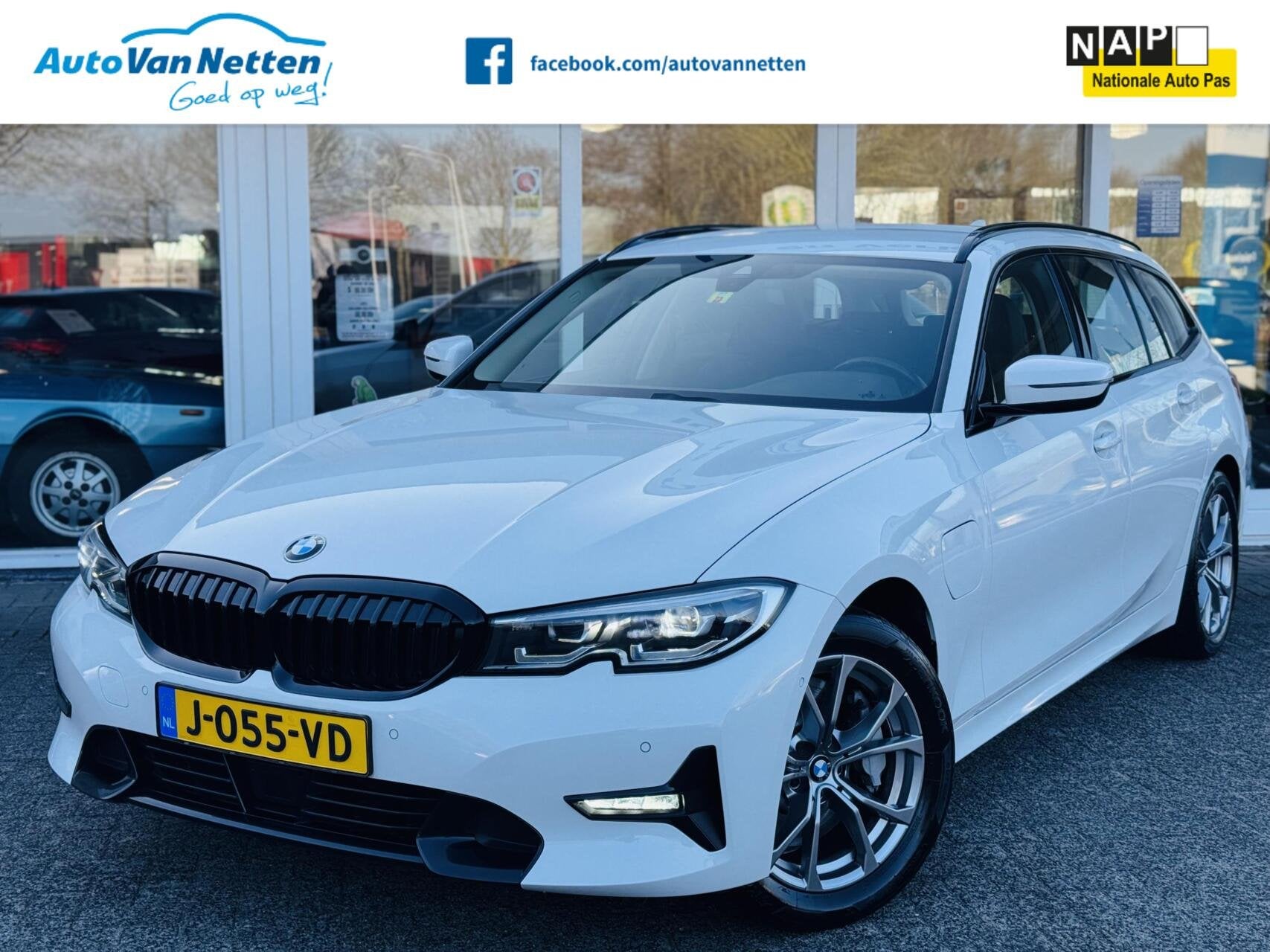 BMW 3-serie Touring 330e High Executive, M-Pakket,Leder,Spor, Auto's, Achterwielaandrijving, Gebruikt, 4 cilinders, Automatische klimaatregeling